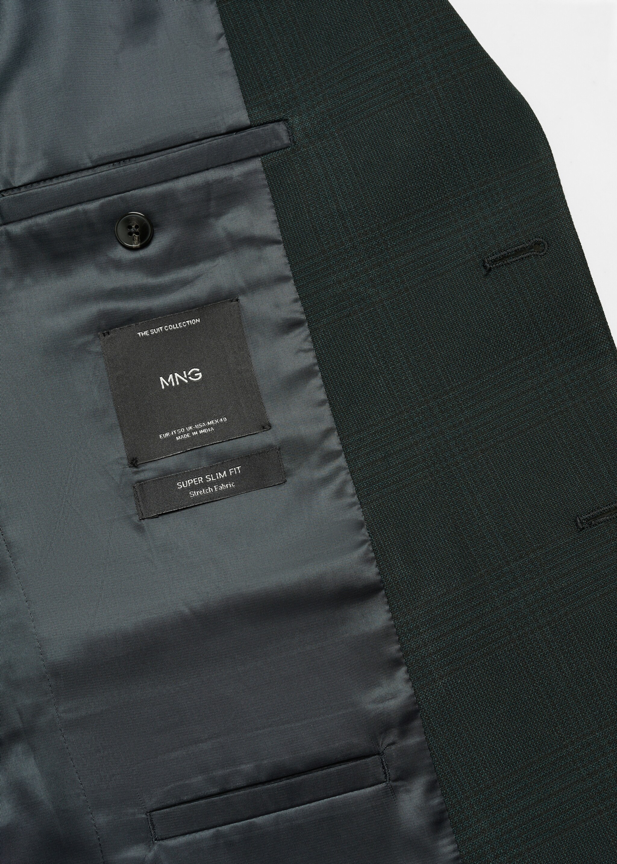 Öltönyzakó super slim fit sztreccs anyagból - A termék adatai 8