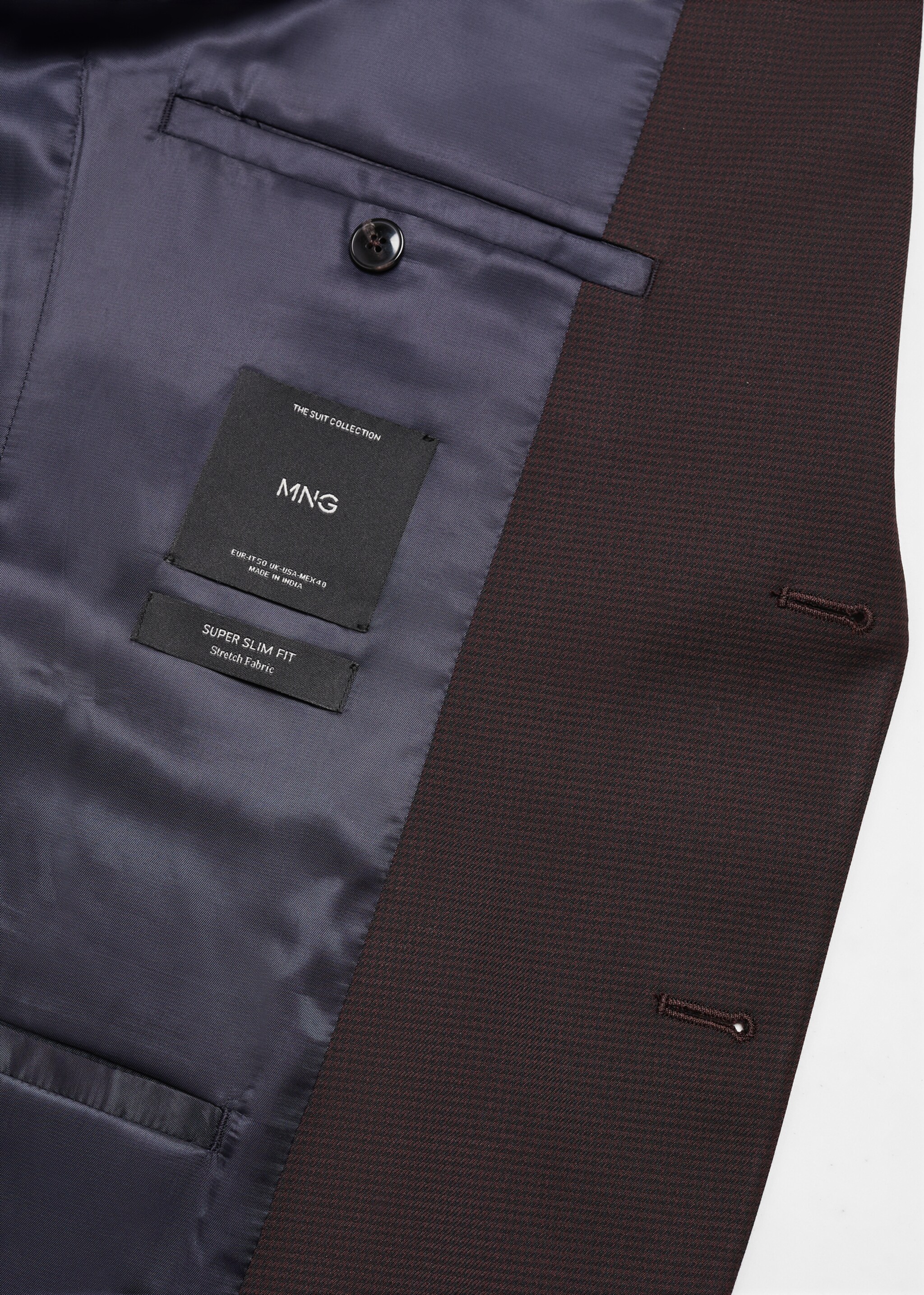 Öltönyzakó super slim fit sztreccs anyagból - A termék adatai 8