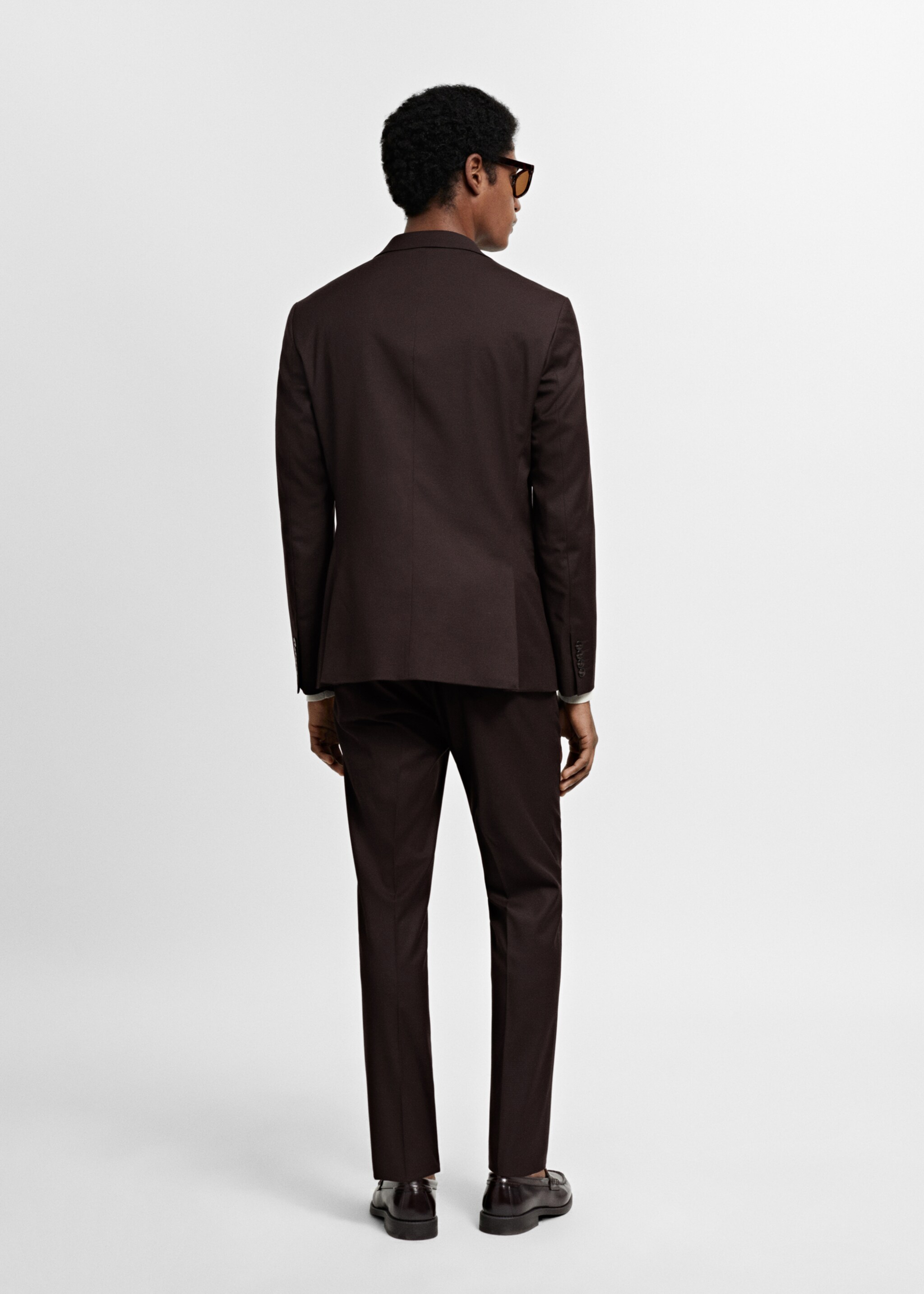 Öltönyzakó super slim fit sztreccs anyagból - A cikk hátulja
