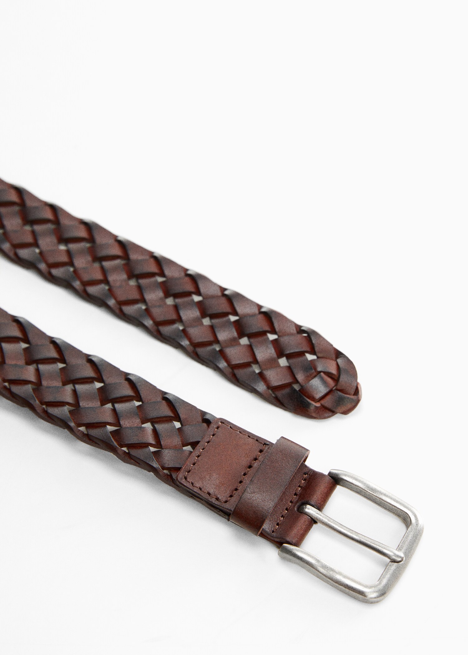 Braided leather belt - Details of the article 1