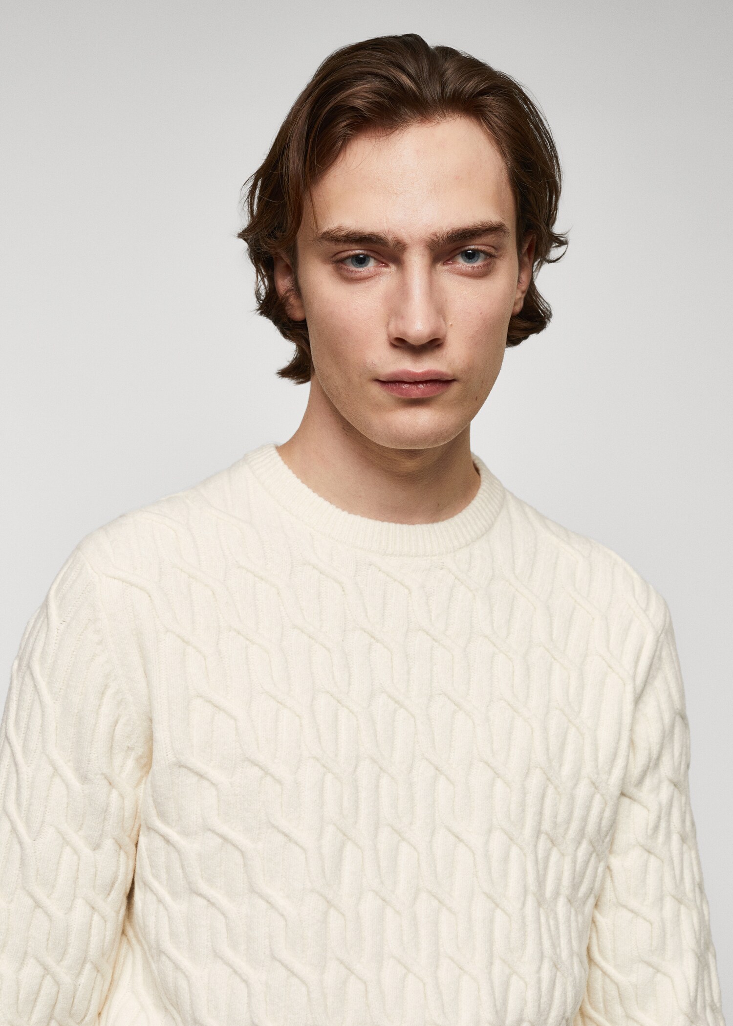 Pull-over maille tressée - Détail de l'article 1