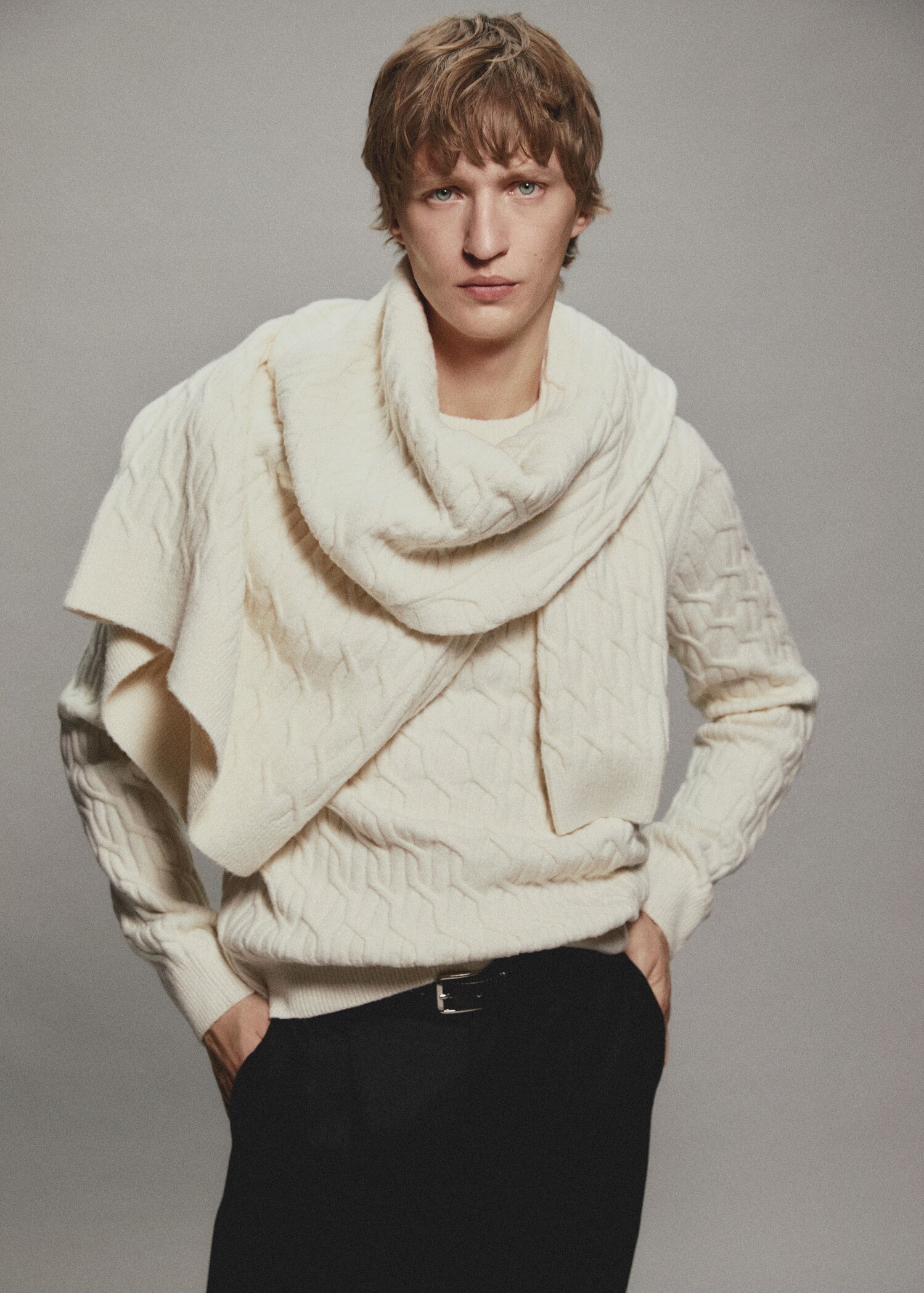 Pull-over maille tressée - Détail de l'article 5
