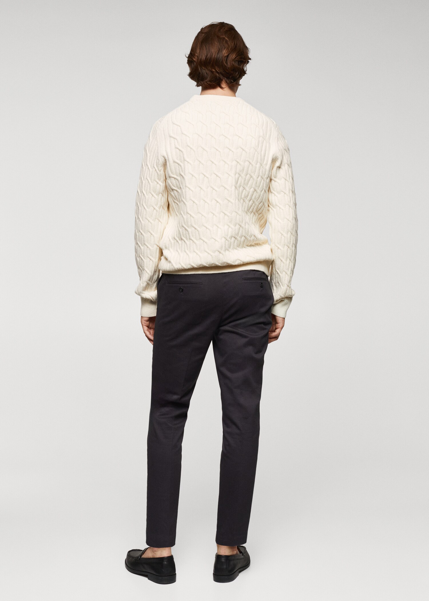 Pull-over maille tressée - Verso de l’article
