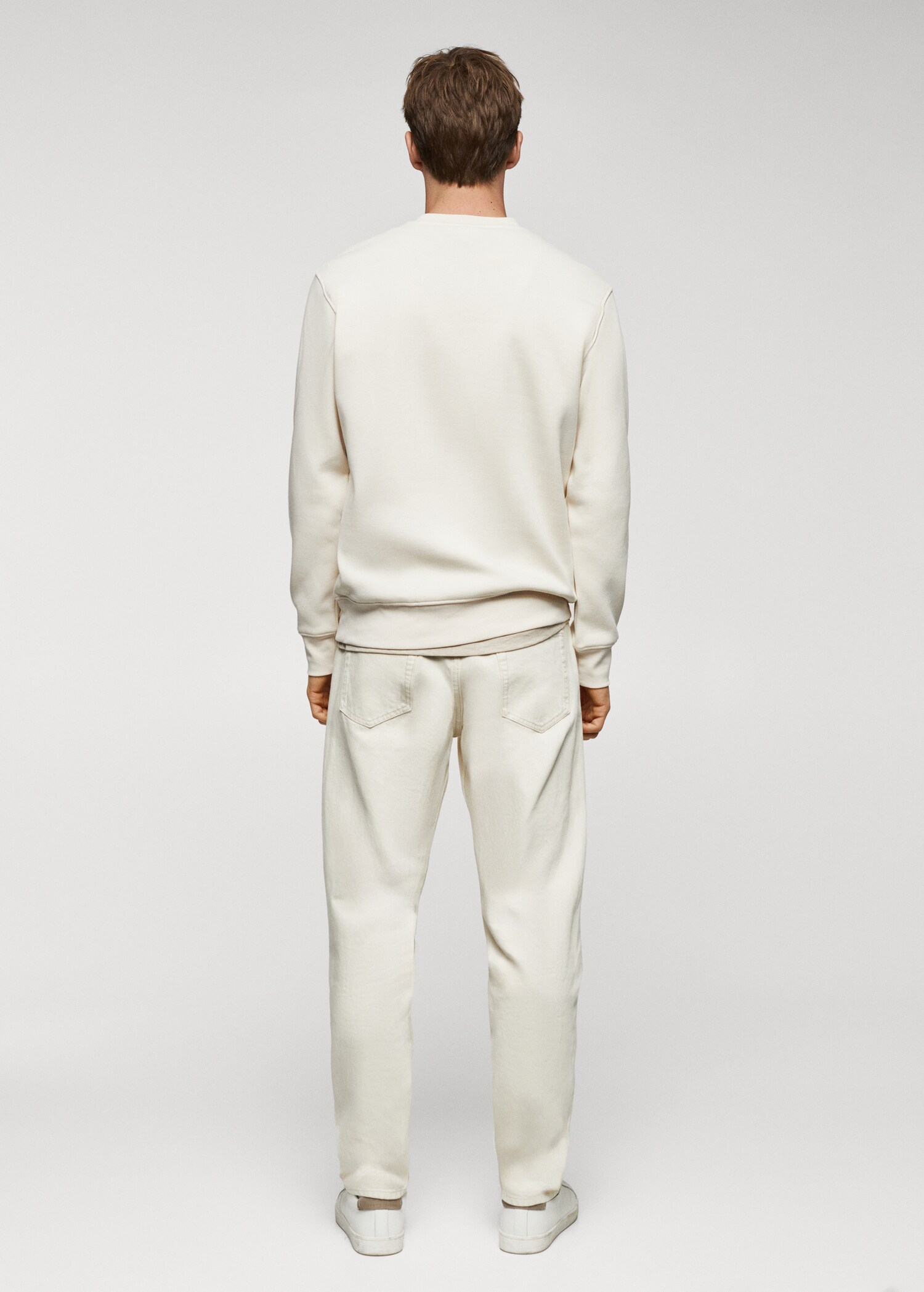 Lightweight cotton sweatshirt - Reverse of the article