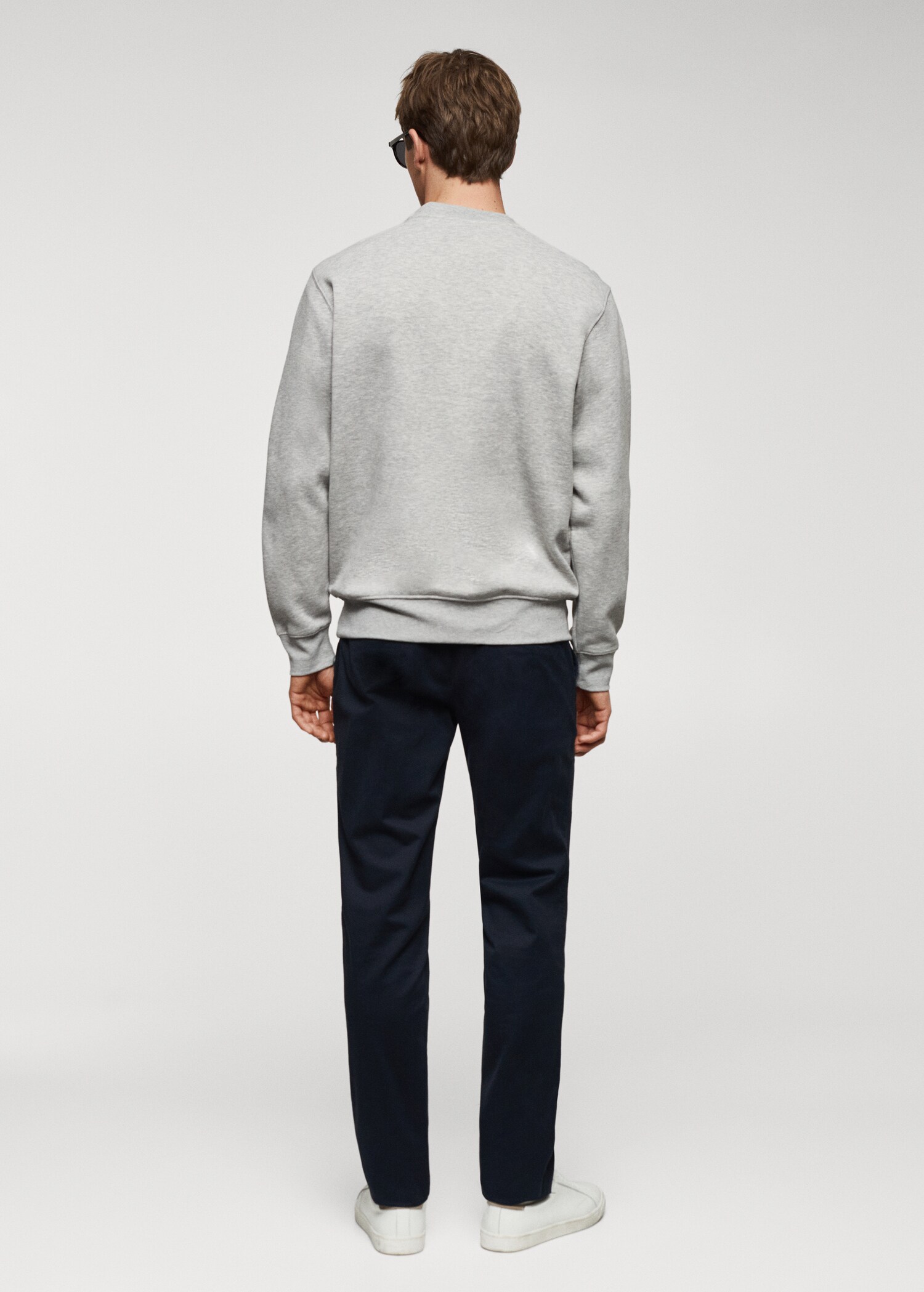 Lightweight cotton sweatshirt - Reverse of the article