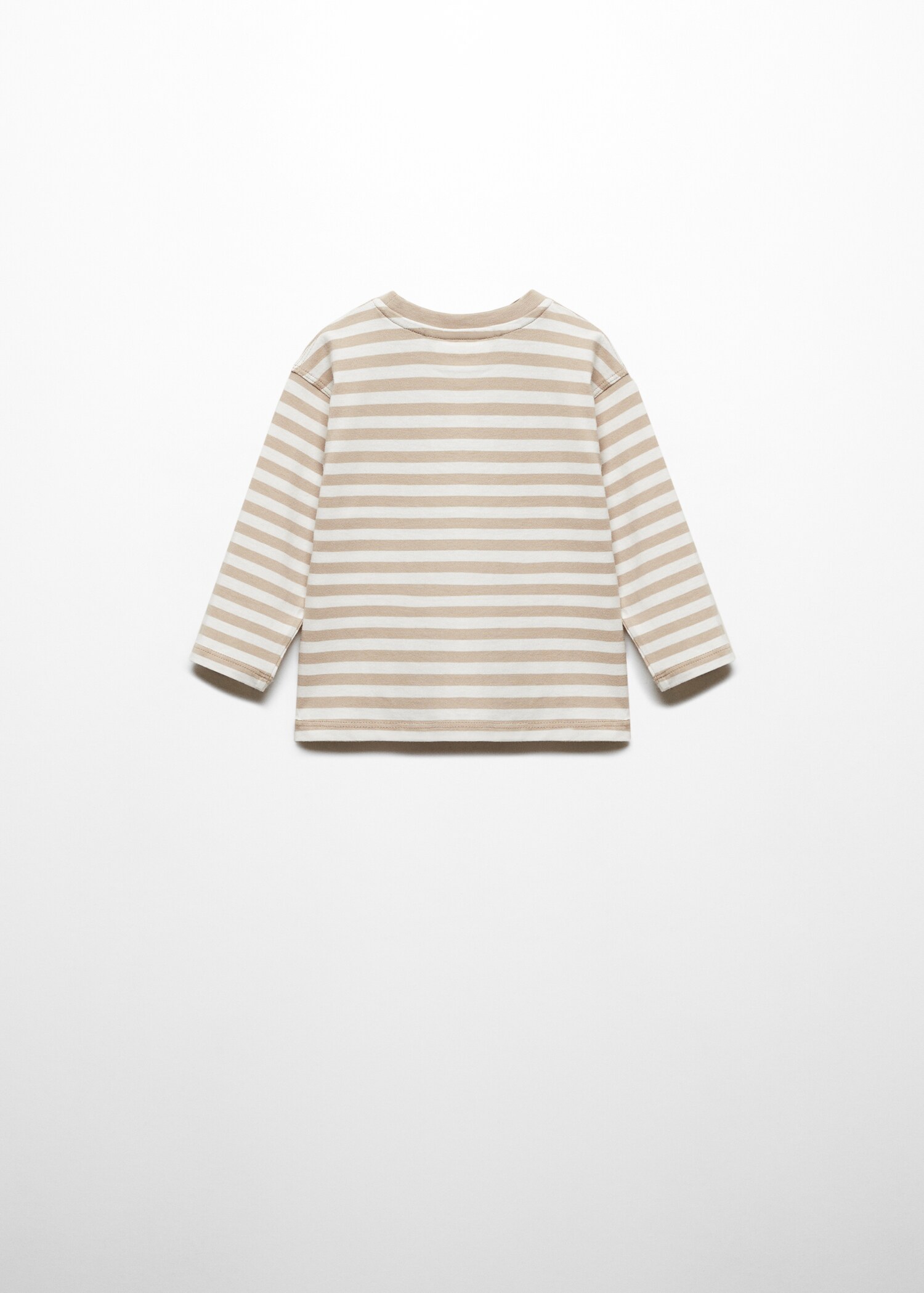 Langärmliges T-Shirt mit Streifen - Rückseite des Artikels