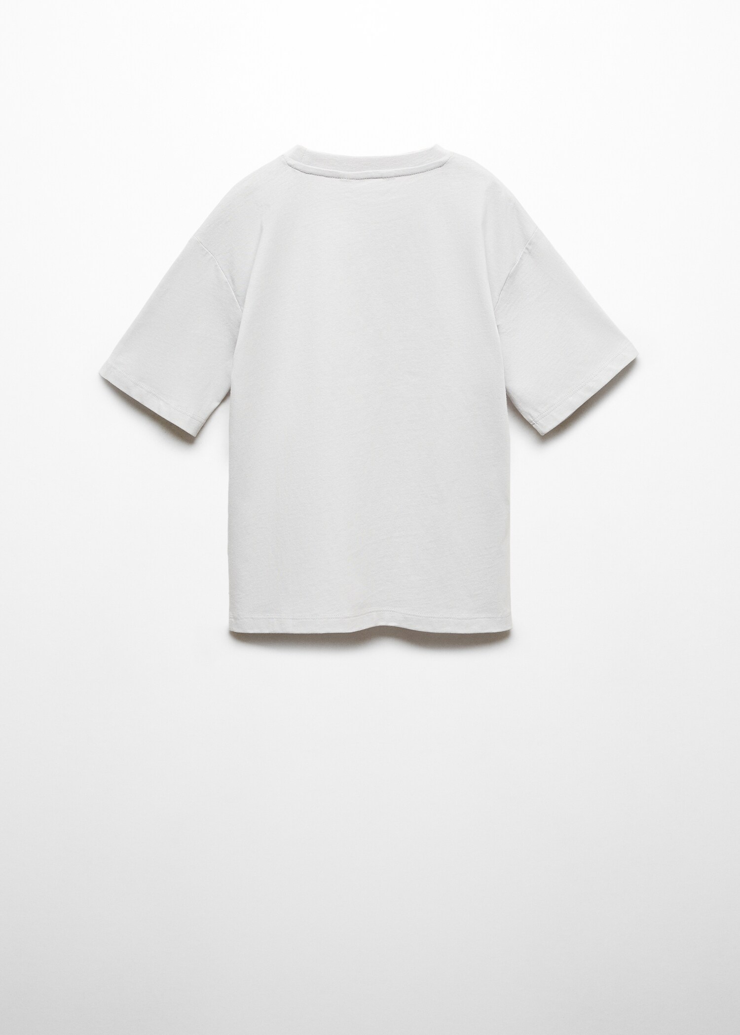 Printed cotton-blend T-shirt - Reverse of the article