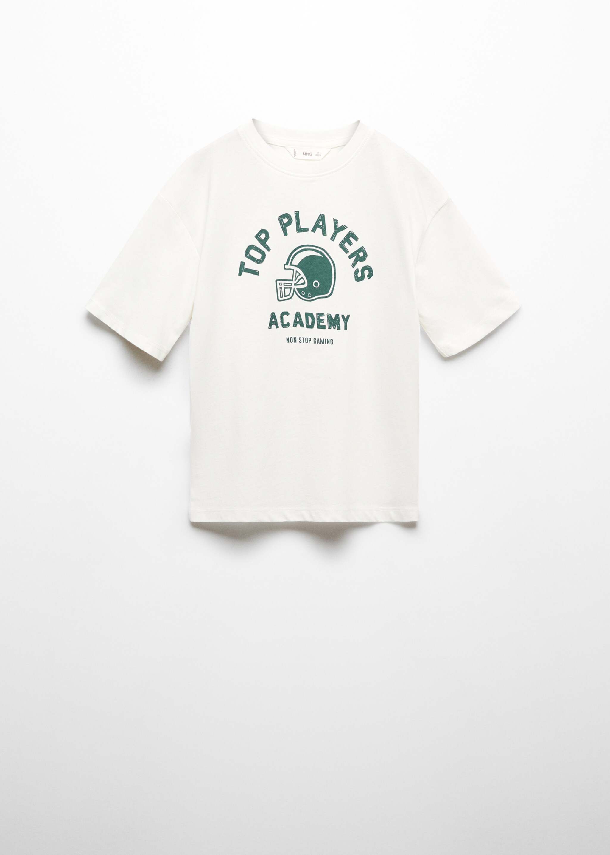 Printed cotton-blend T-shirt - Article without model