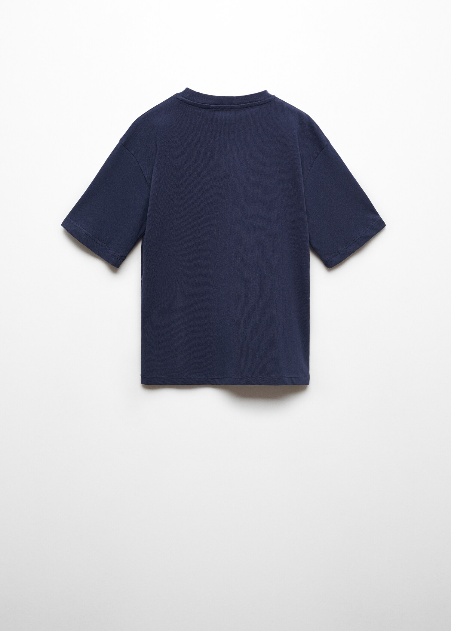 Printed cotton-blend T-shirt - Reverse of the article
