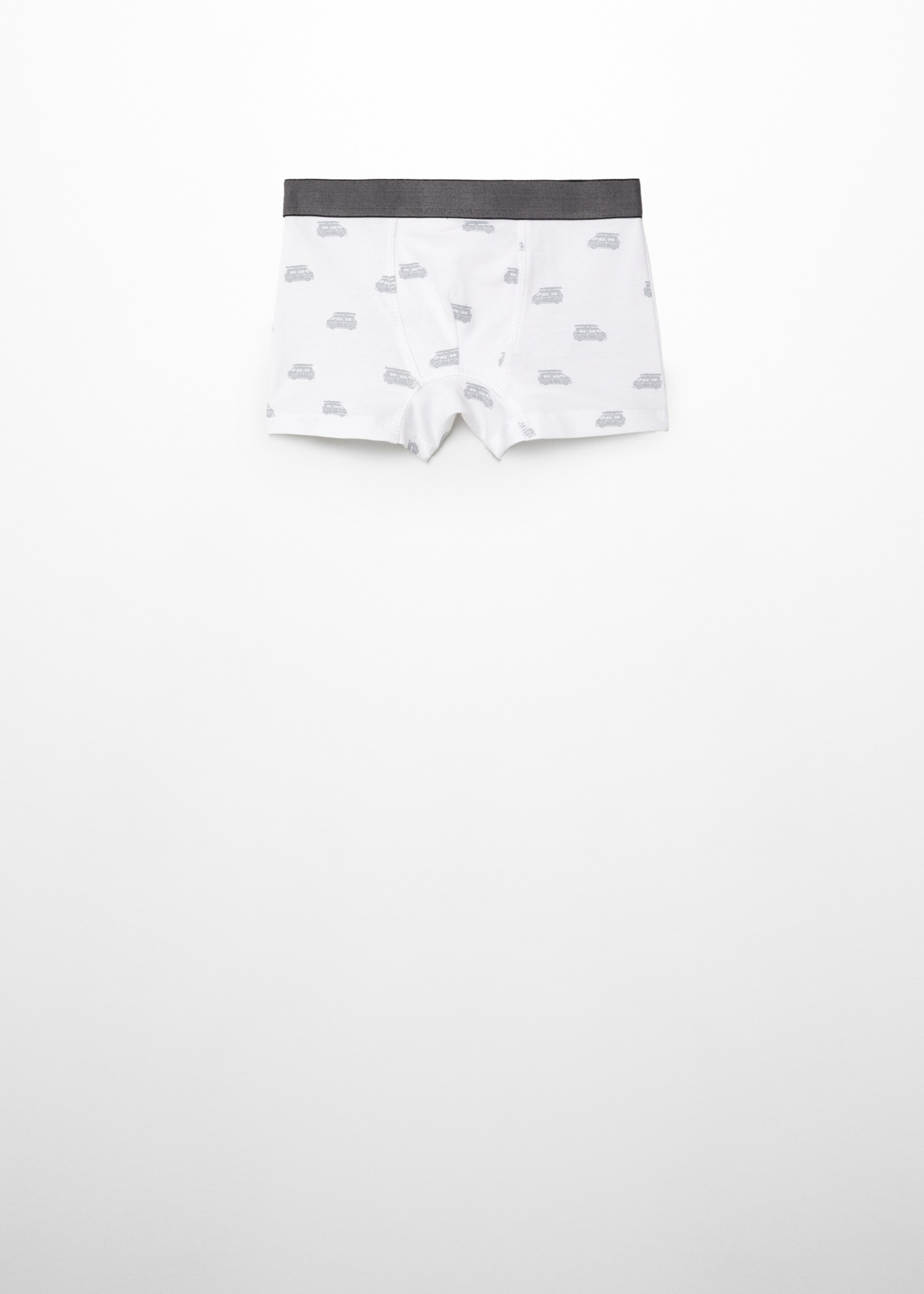 Printed boxer shorts 3 pack - Details of the article 0, Off White. Ref: 67020667-00.