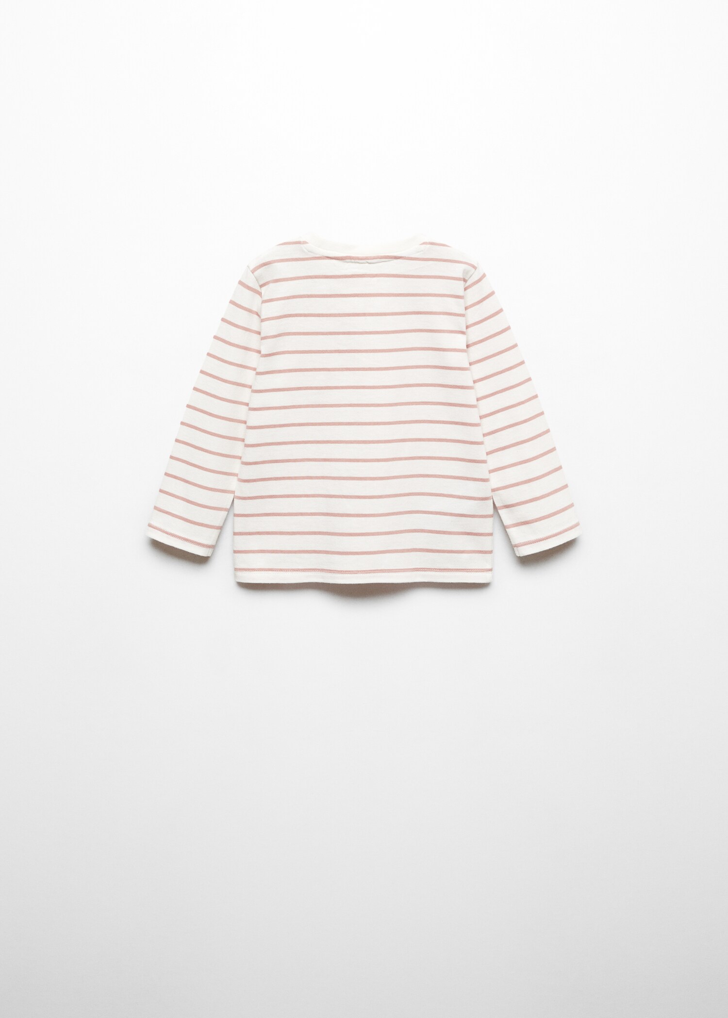 Striped long sleeves t-shirt - Reverse of the article