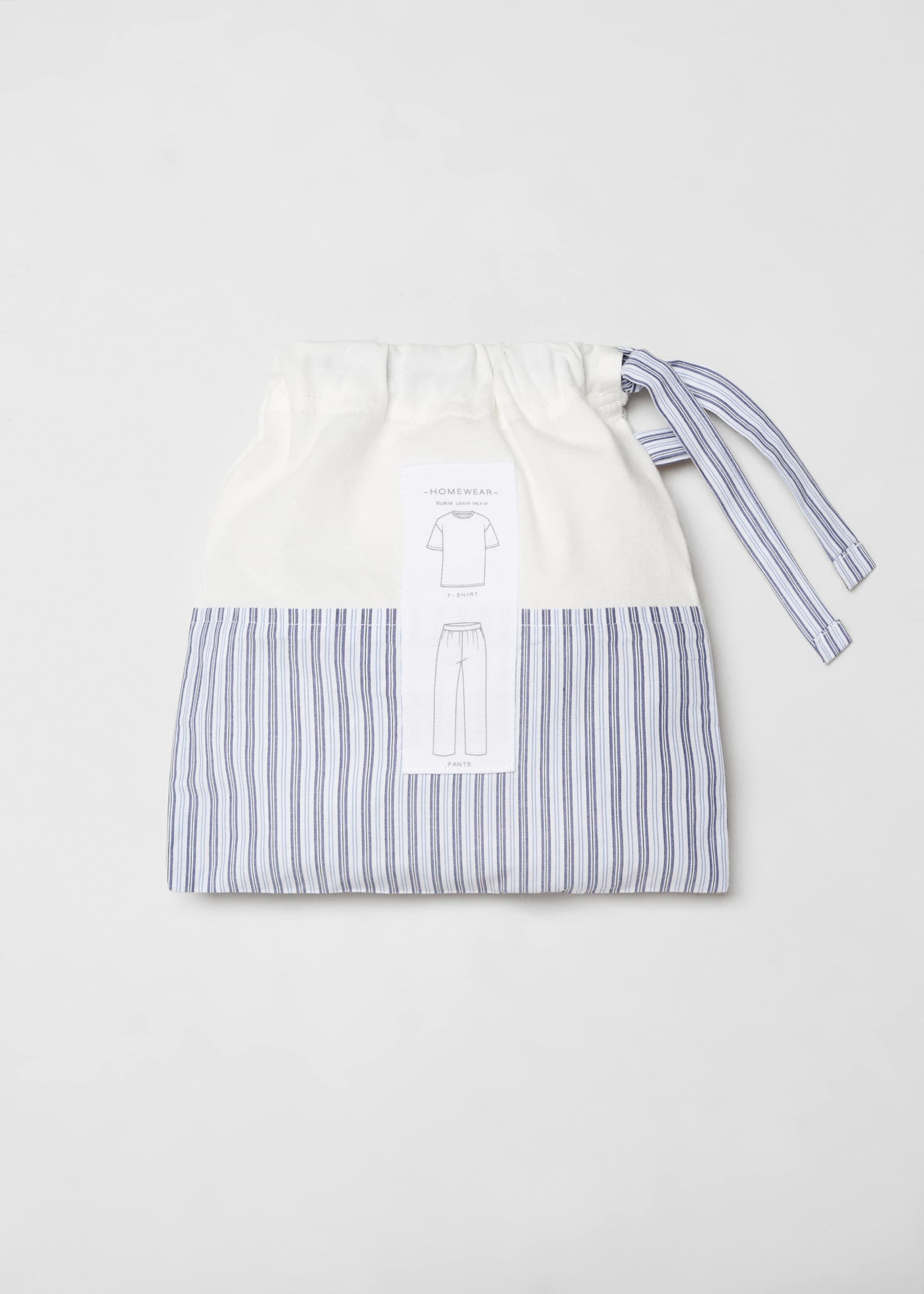 Pyjama-Pack aus gemusterter Baumwolle - Detail des Artikels 0