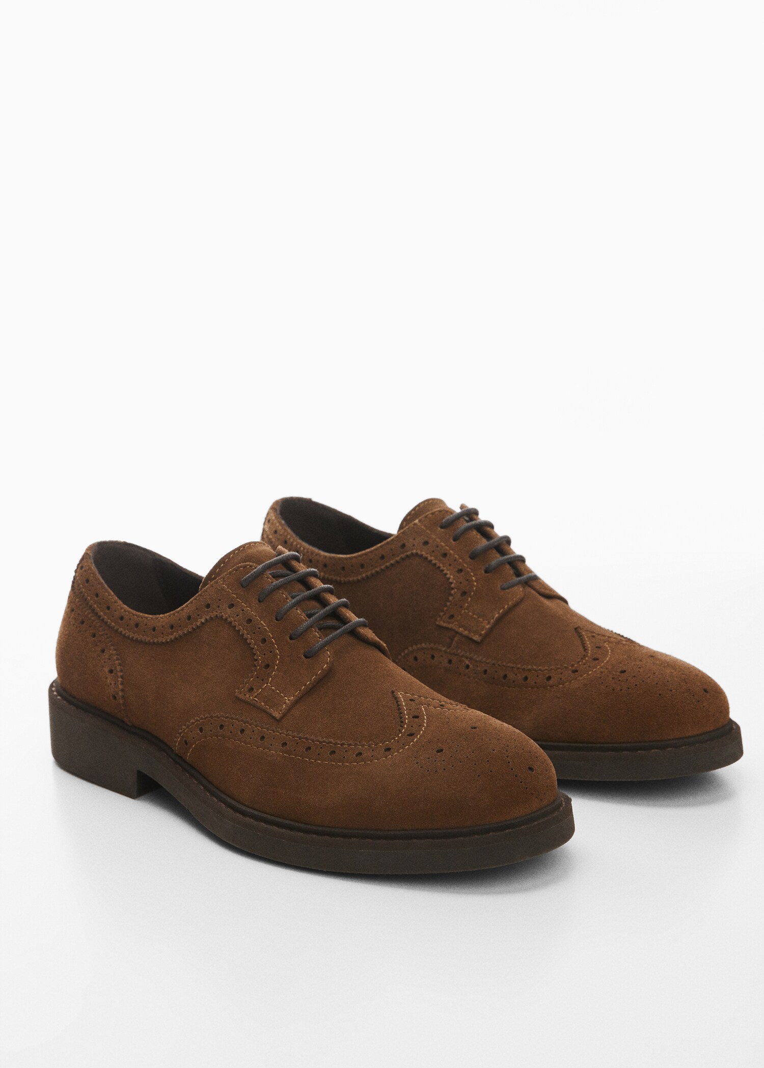 Cut-out suède bluchers - Middenvlak