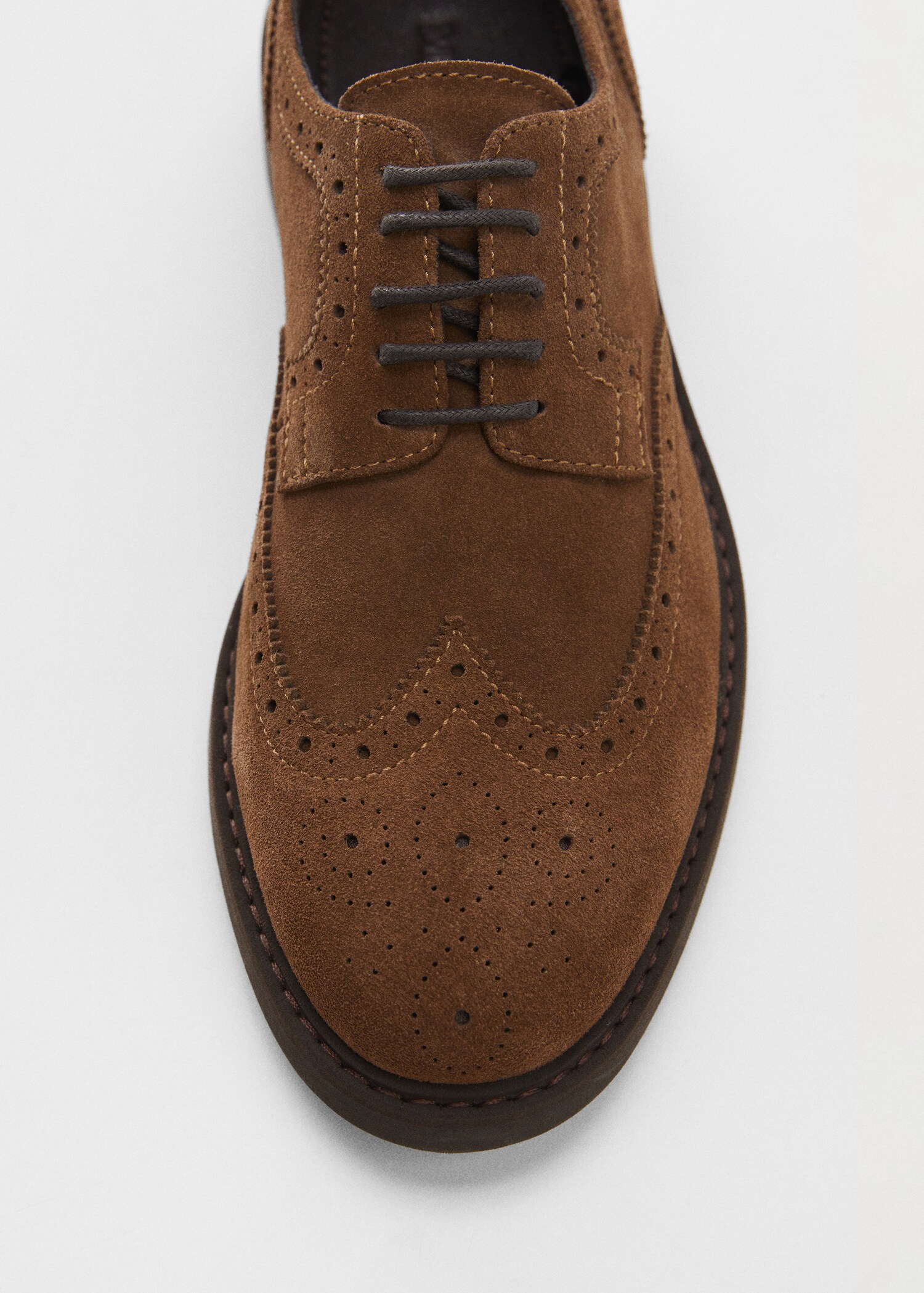 Cut-out suède bluchers - Detail van het artikel 2