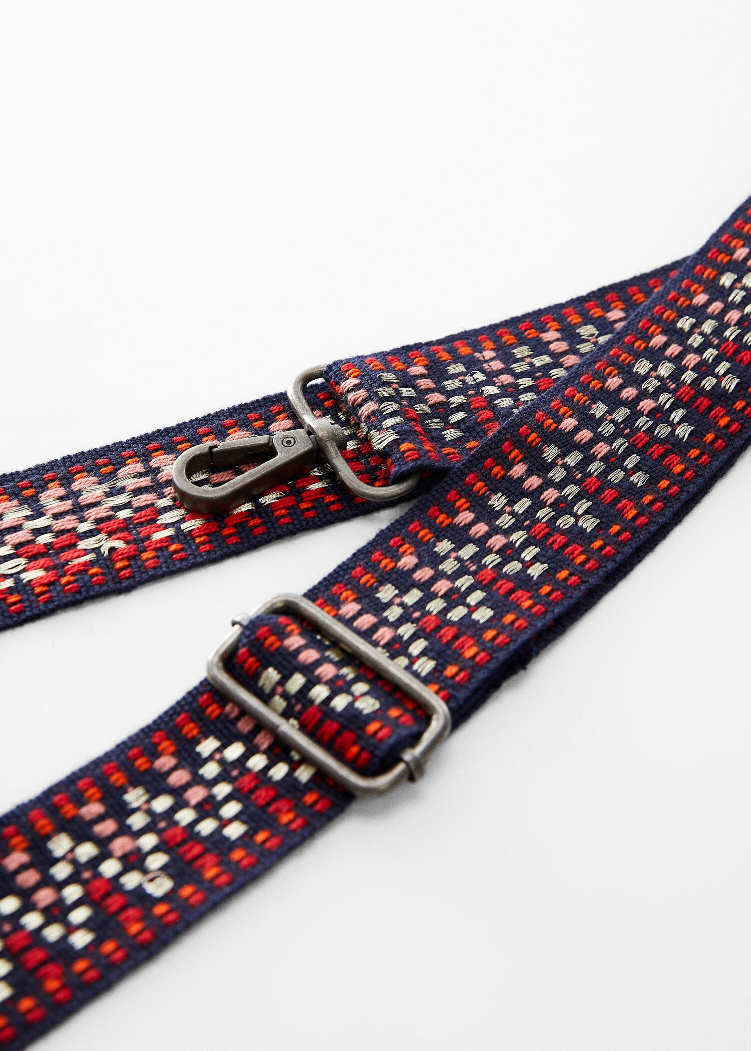 Correa bolso estampada - Plano medio