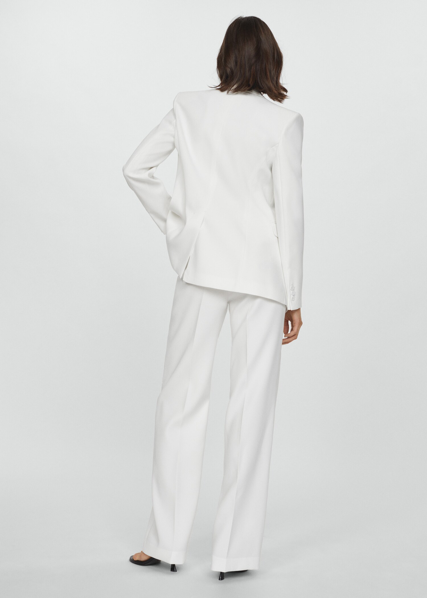 Wideleg suit trousers - Reverse of the article