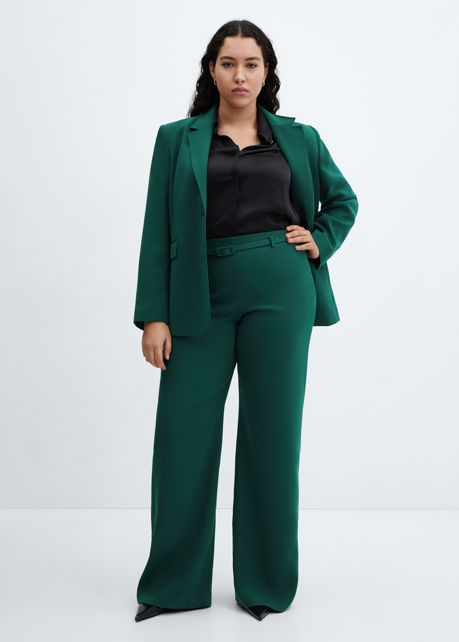 Wideleg suit trousers - Details of the article 3