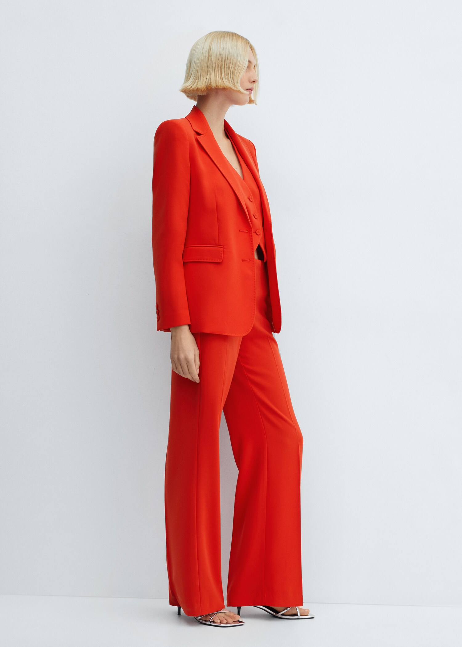 Wideleg suit trousers - Details of the article 6