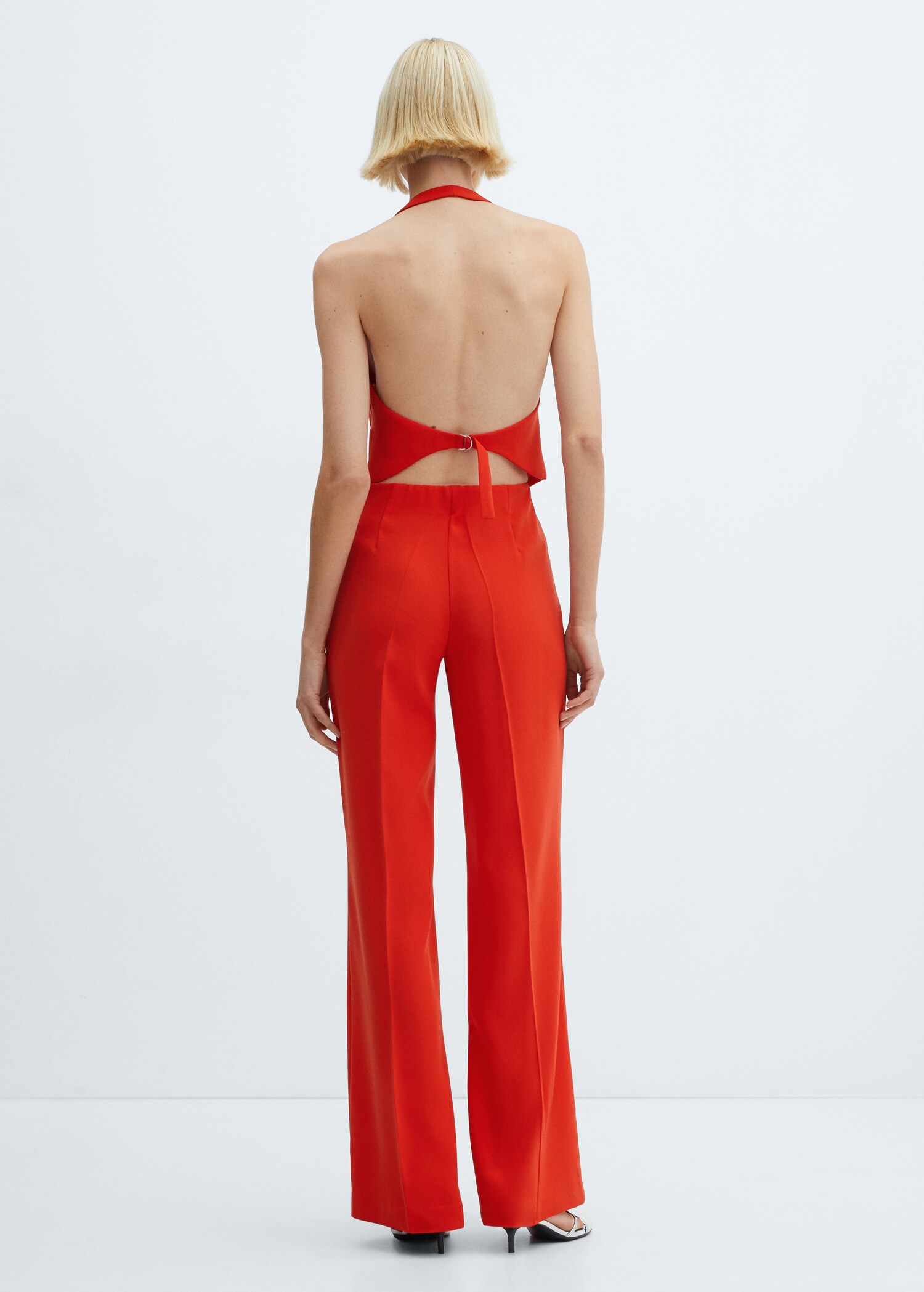 Wideleg suit trousers - Reverse of the article