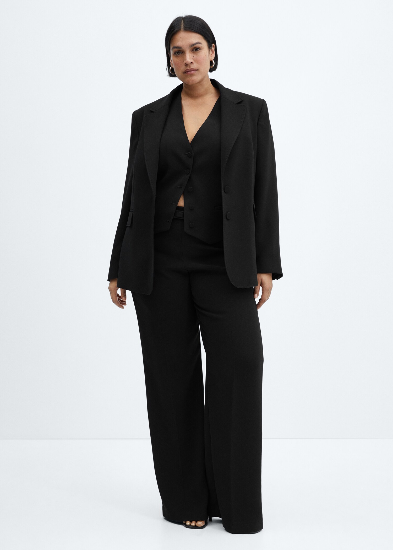 Wideleg suit trousers - Details of the article 3