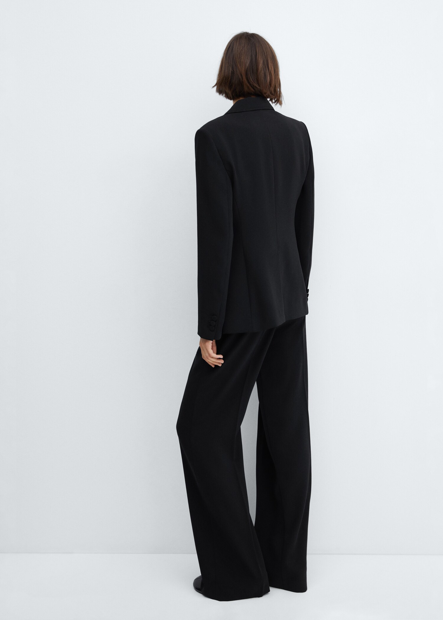 Wideleg suit trousers - Reverse of the article