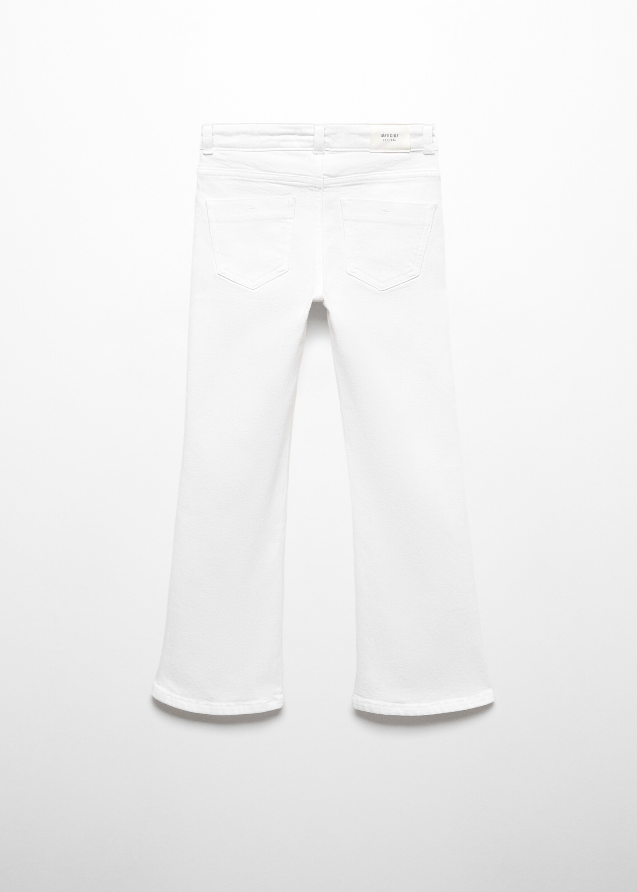 Jeans flare botones - Reverso del artículo