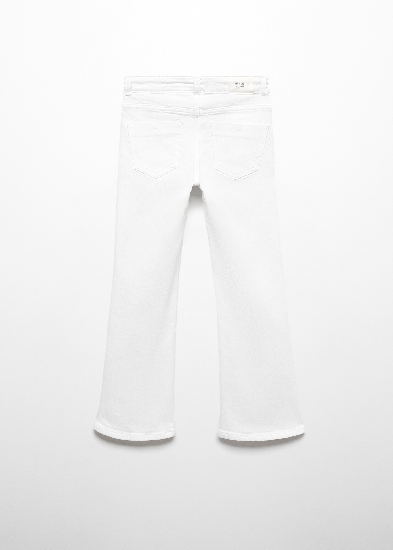 Jeans flare botones - Reverso del artículo