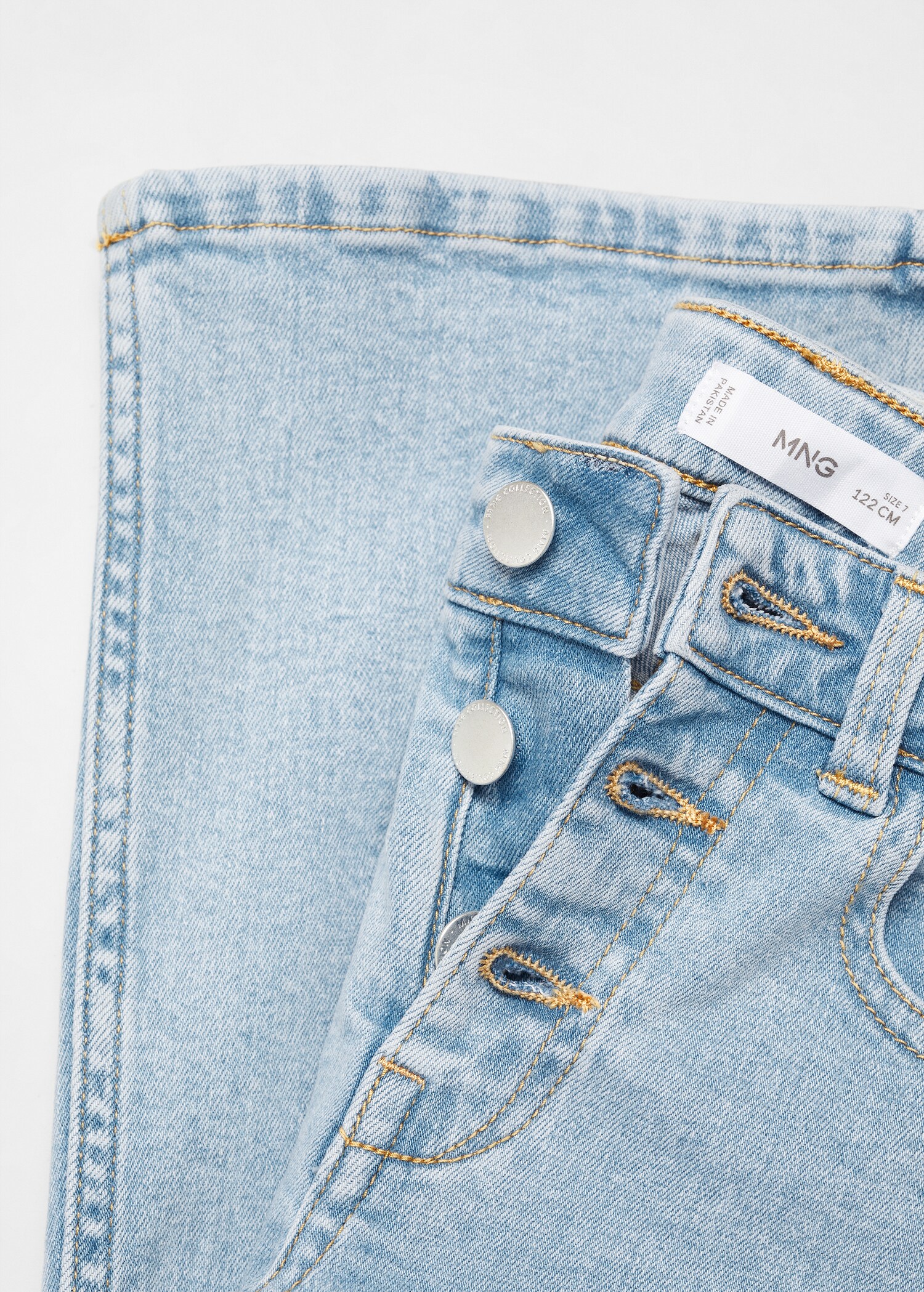 Utsvängda jeans knappar - Detaljer om artikeln 8