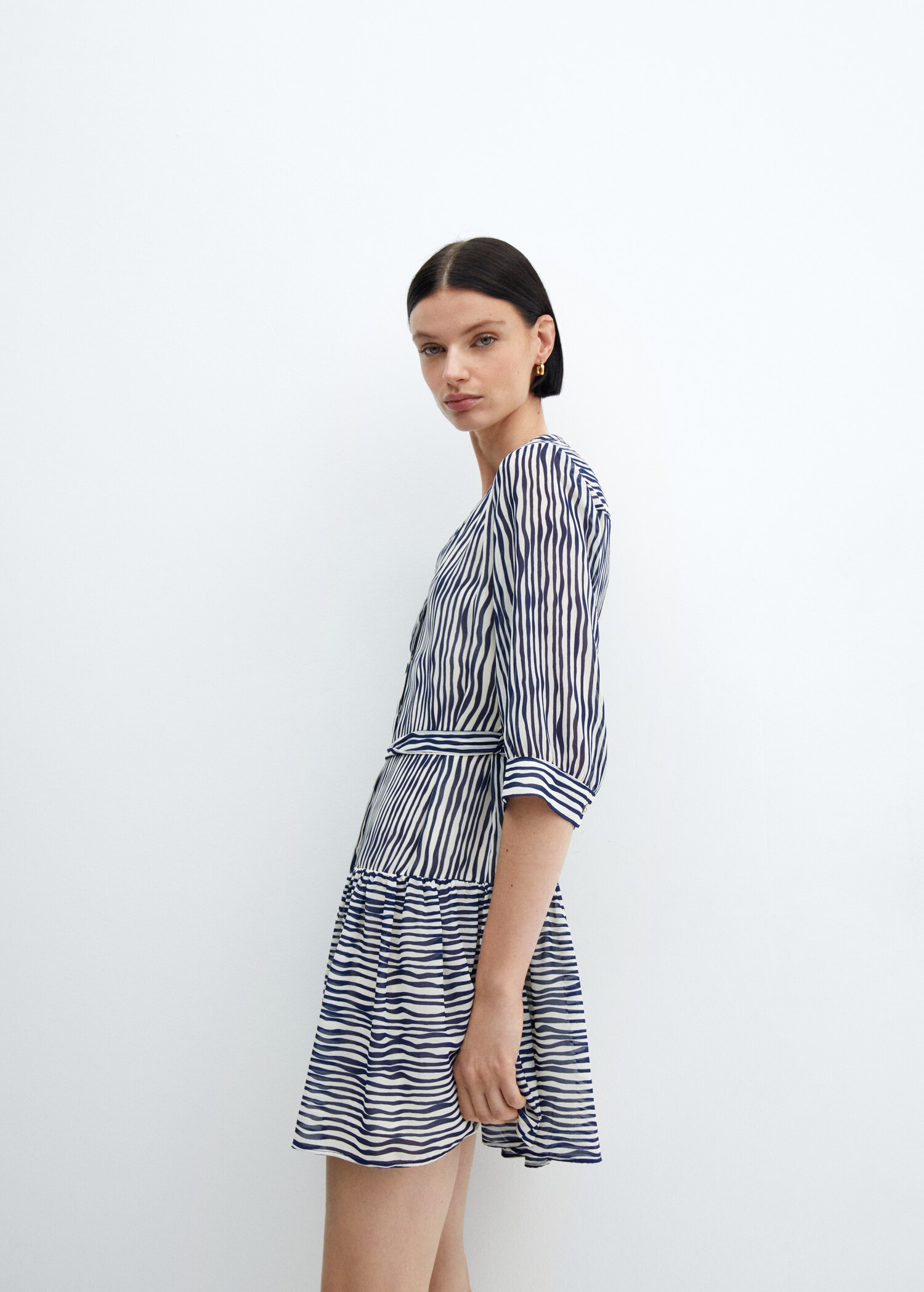 Robe imprimée à nœud - Détail de l'article 2