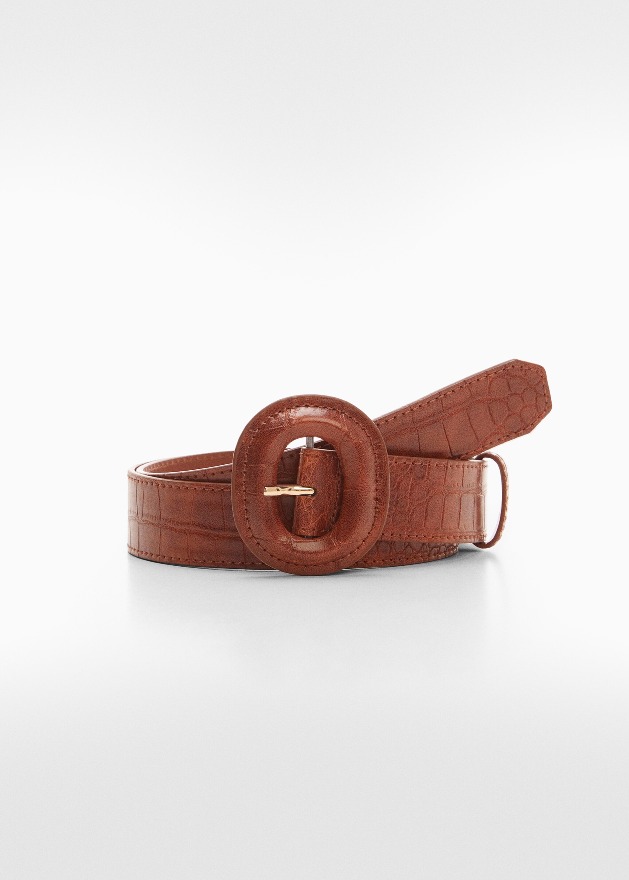 Animal print effect belt - Article without model