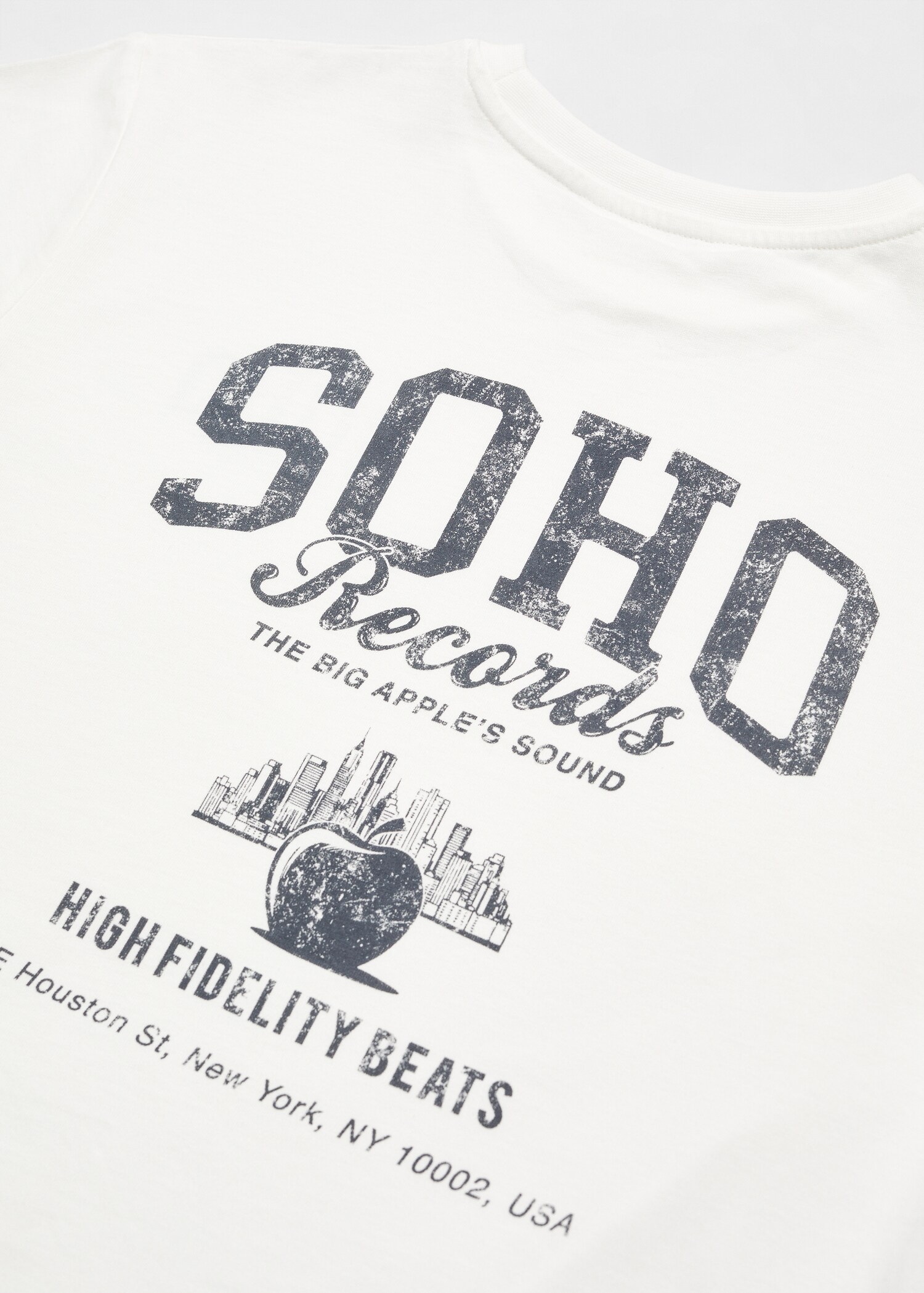 Printed message T-shirt - Details of the article 8