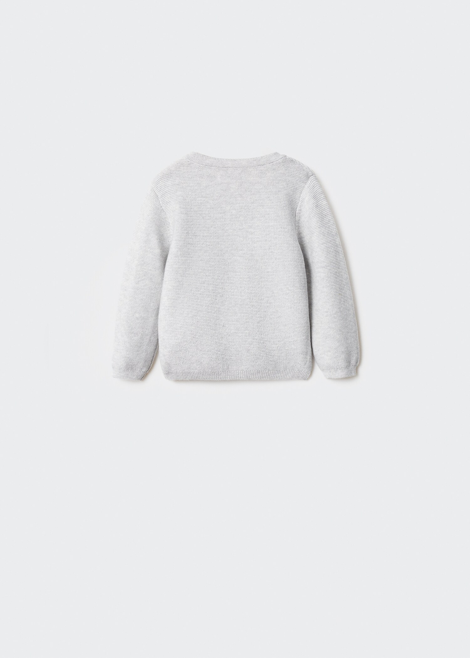 Sweter z dzianiny z kieszeniami - Tylna strona artykułu