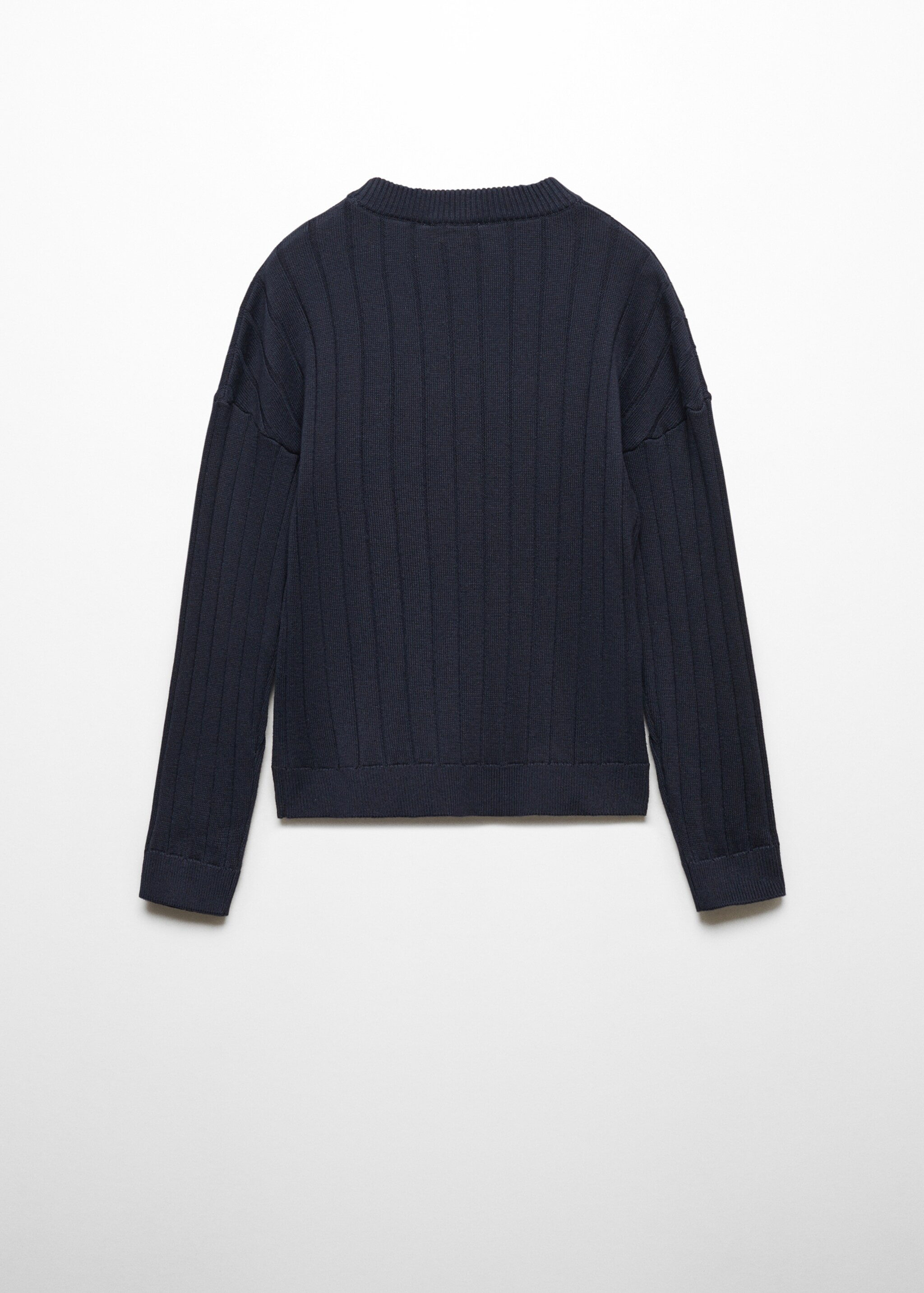 Knit striped sweater - Reverse of the article