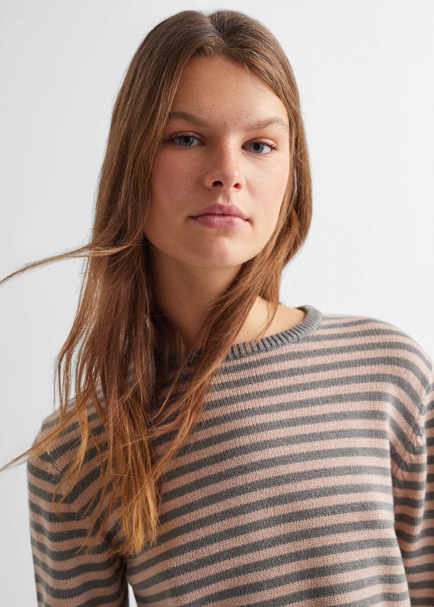 Knit striped sweater - Details of the article 1