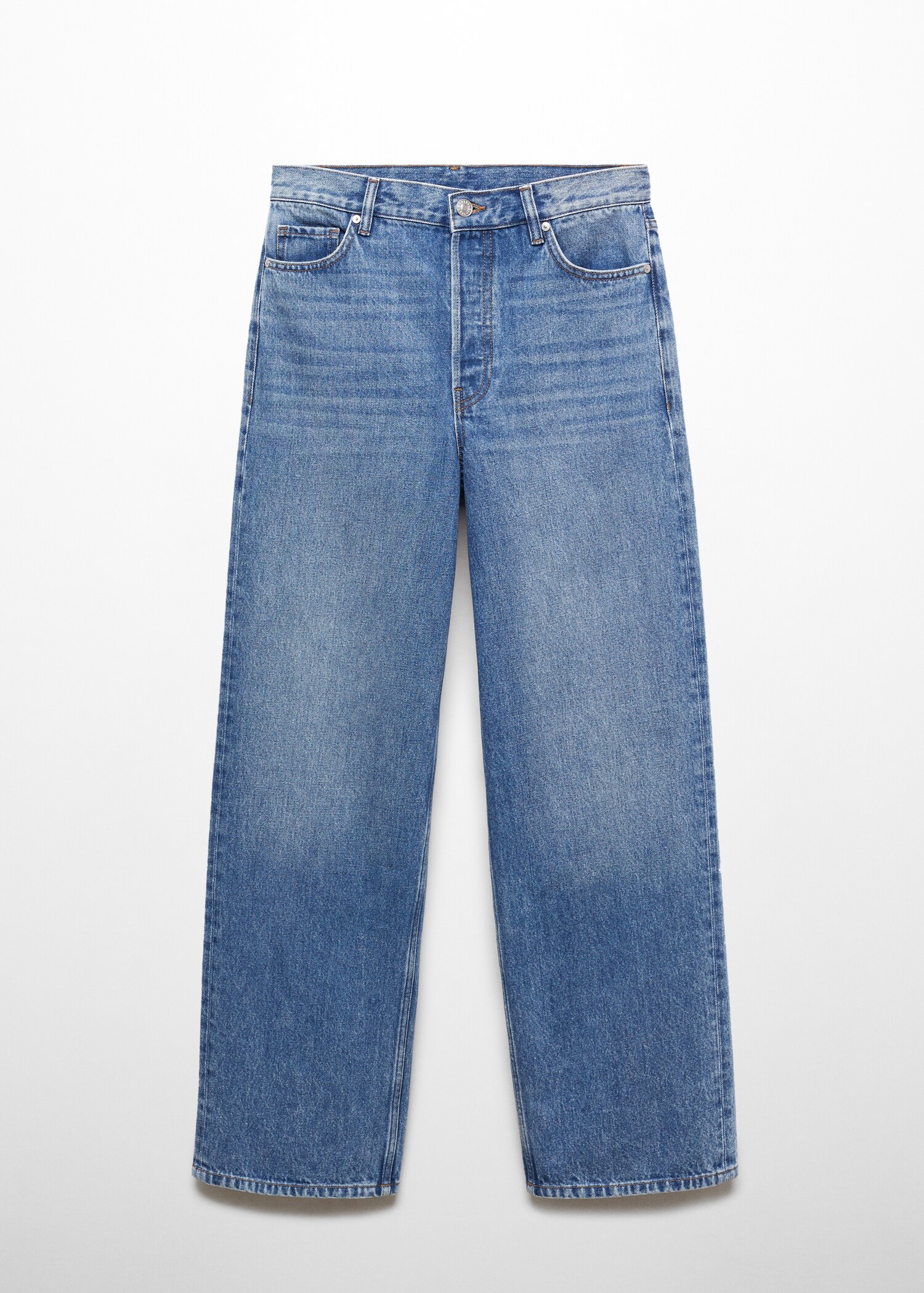Loose-Wideleg-Jeans mit mittlerer Bundhöhe - Artikel ohne Model