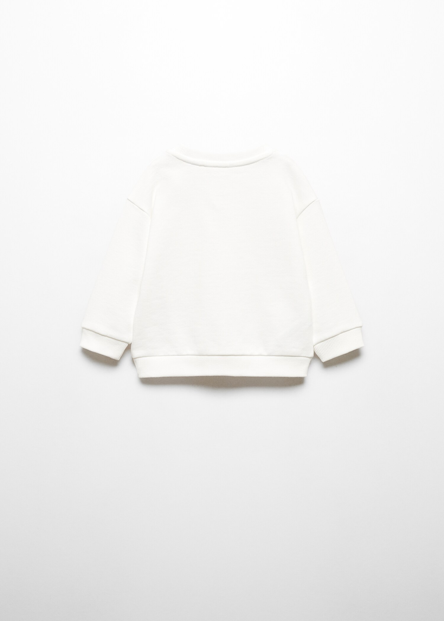 Sudadera algodón estampada - Reverso del artículo