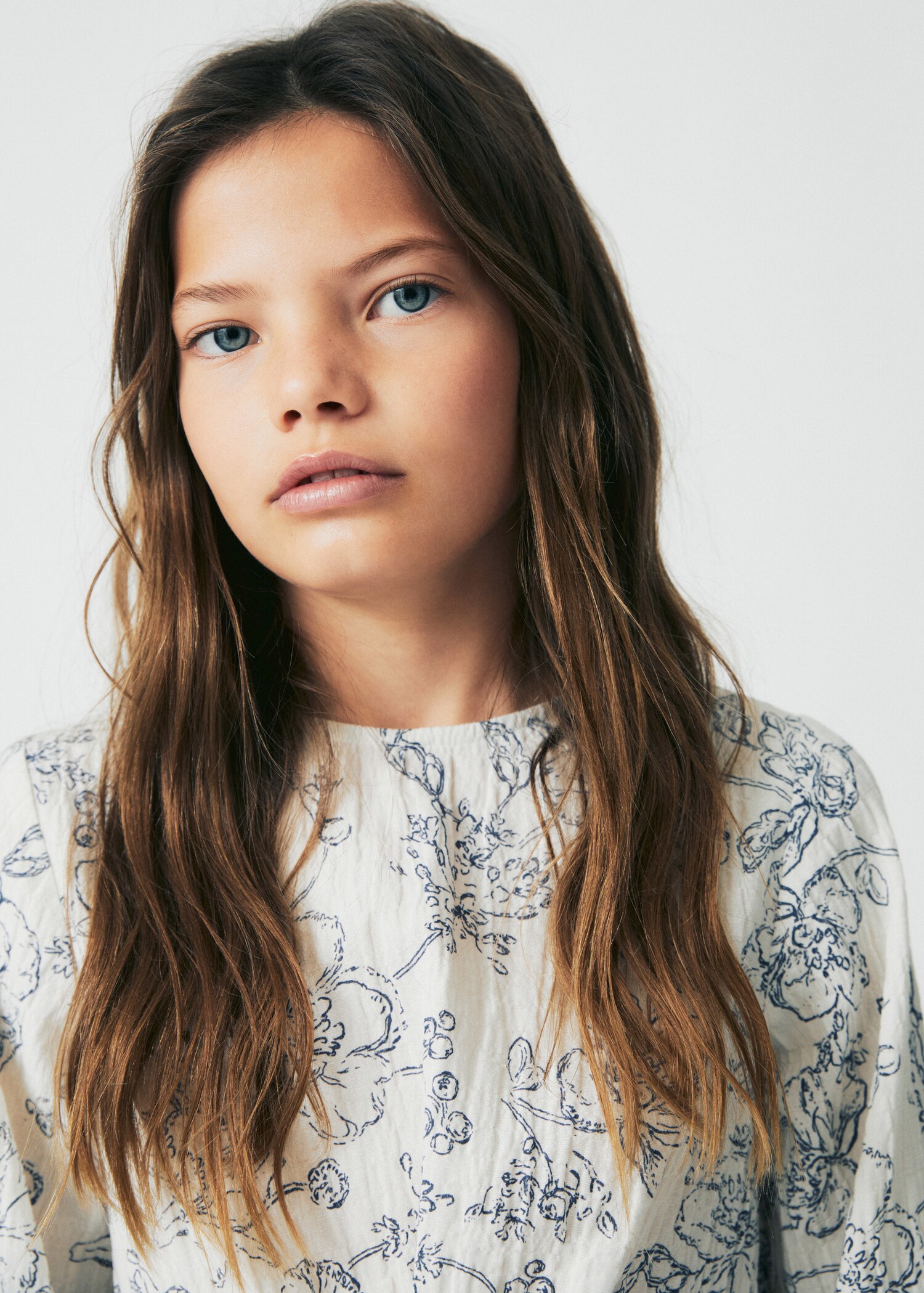 Blouse imprimée nœud - Détail de l'article 5