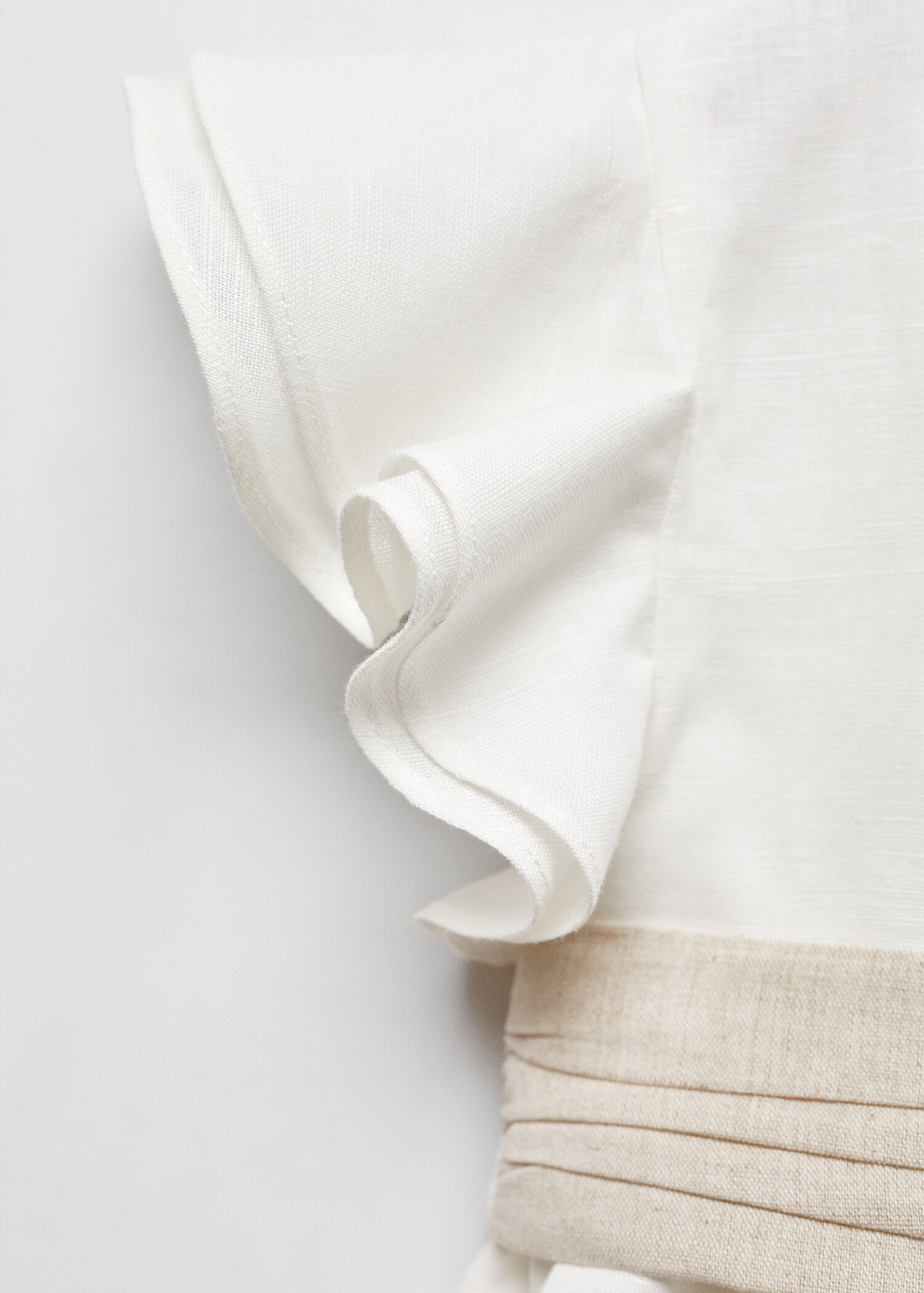 Belt linen dress - Details of the article 8