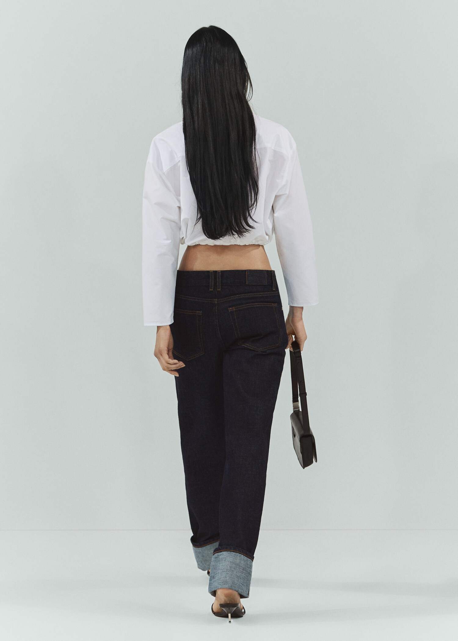 Cotton parachute shirt - Reverse of the article