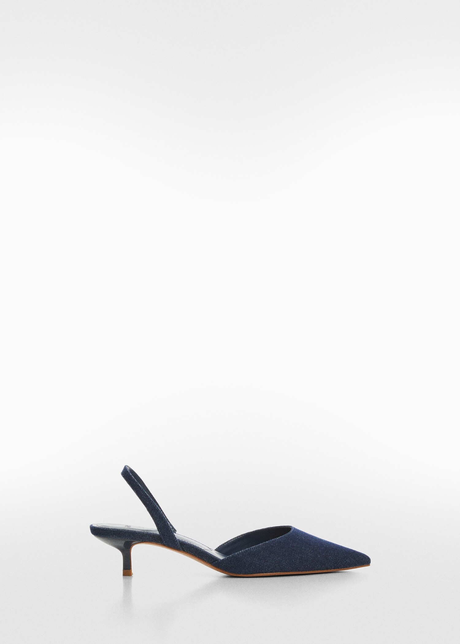 Sling-backs i denim - Artikel utan modell