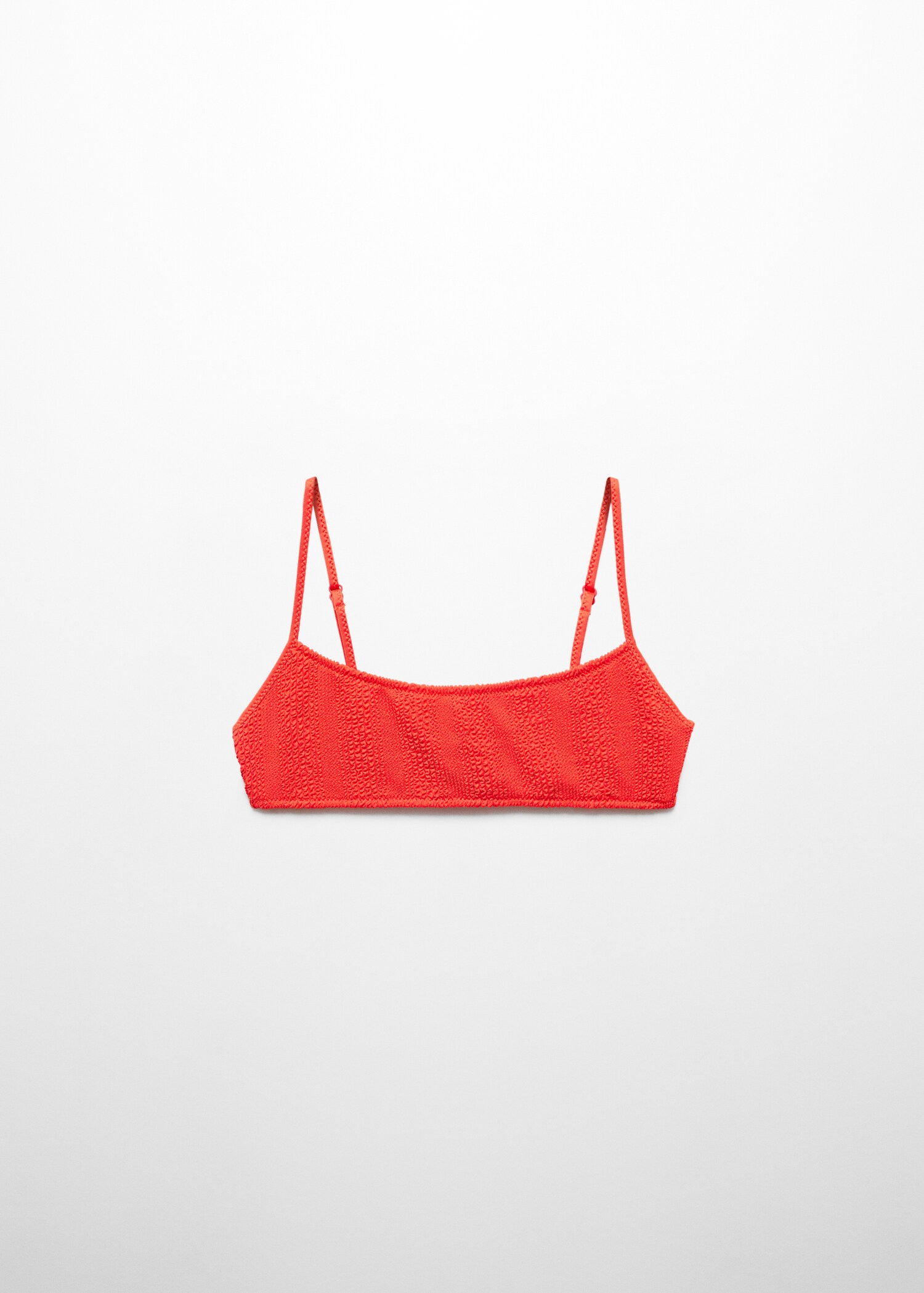 Textured bikini top - Article without model