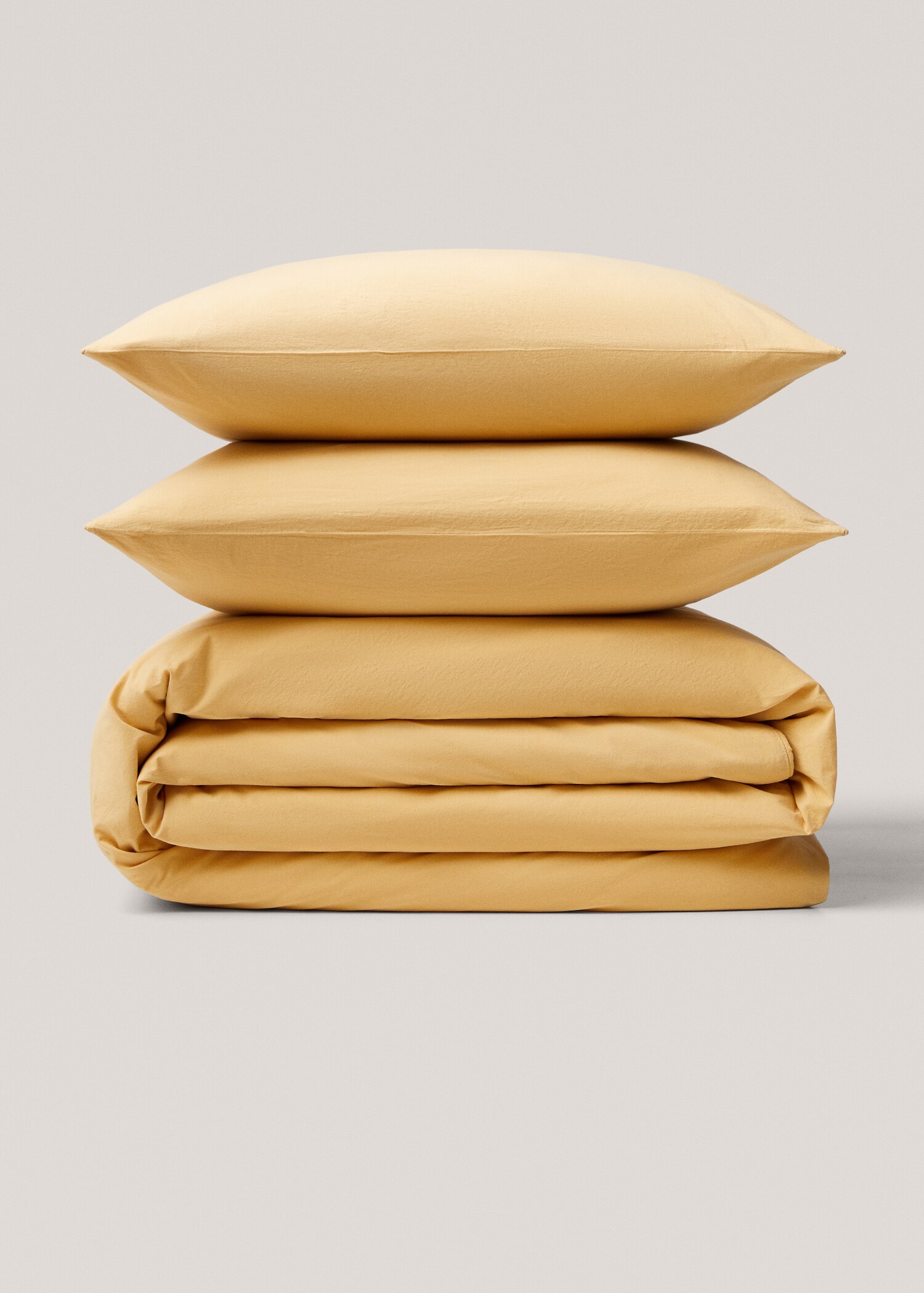 Washed cotton duvet cover for queen bed - Article without model