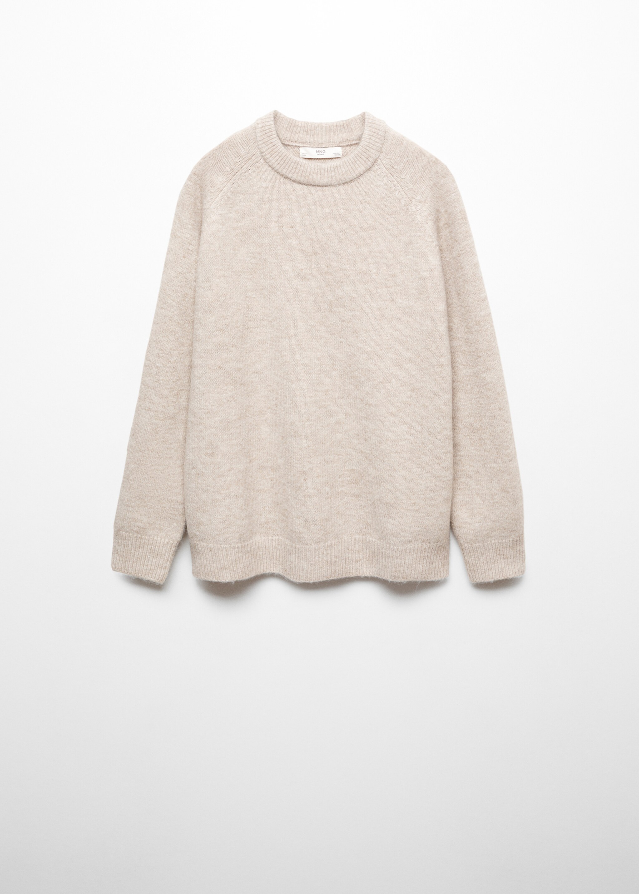 Round-neck knitted sweater - Article without model