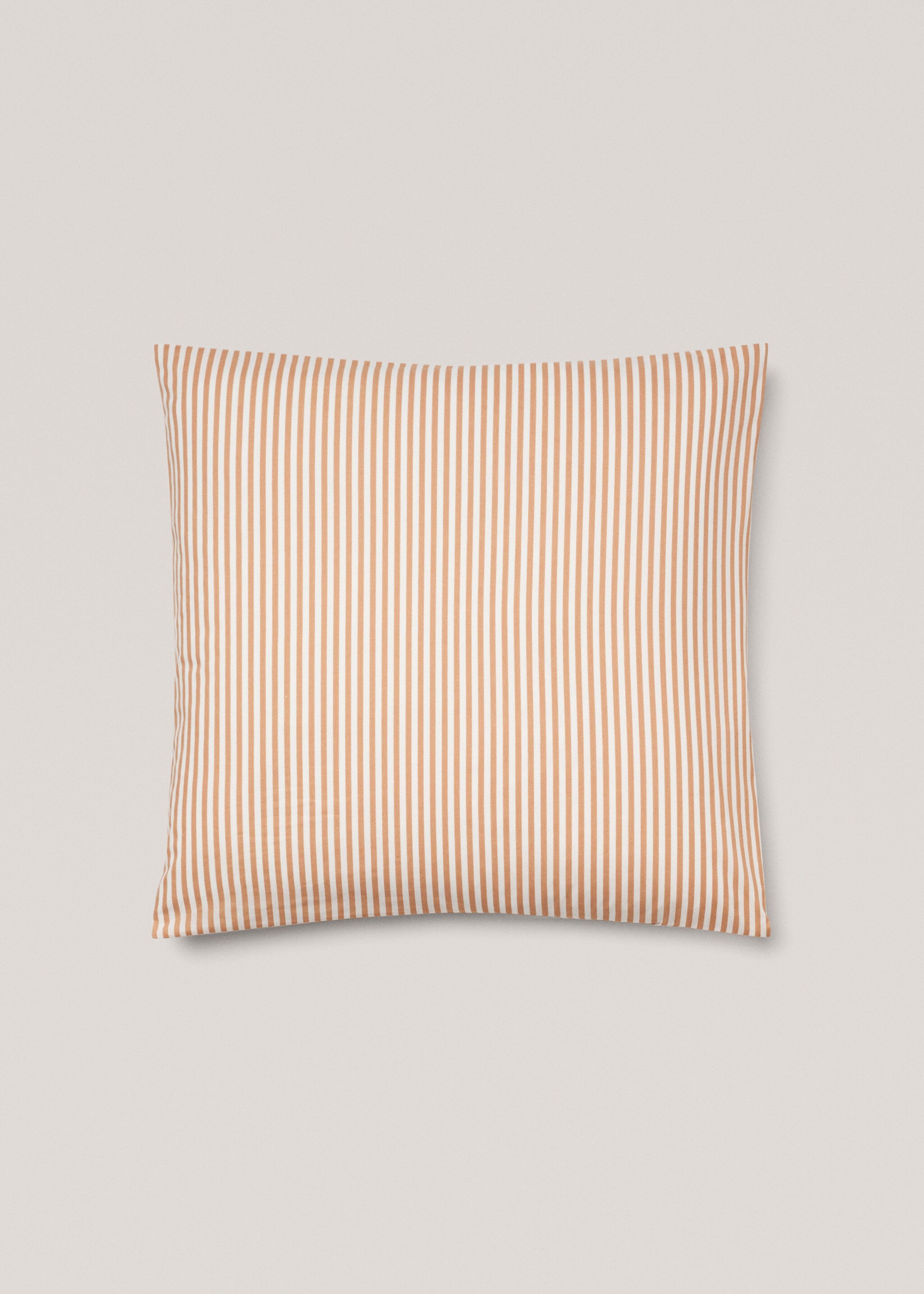 Gestreifter Kissenbezug aus Baumwolle 60 x 60 cm (2er-Pack) - Artikel ohne Model