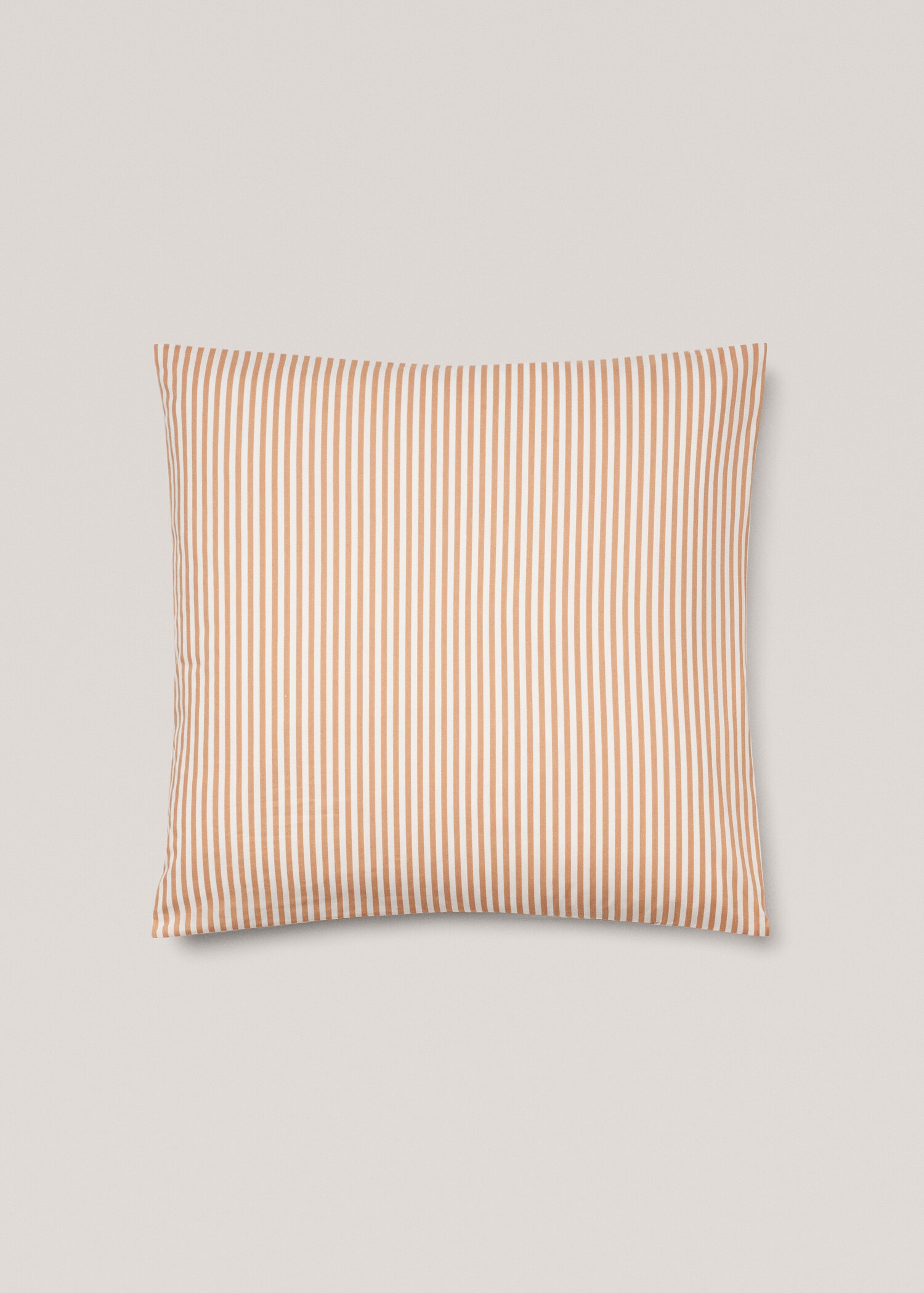 Gestreepte katoenen kussensloop 60x60cm (set van 2 stuks) - Artikel zonder model