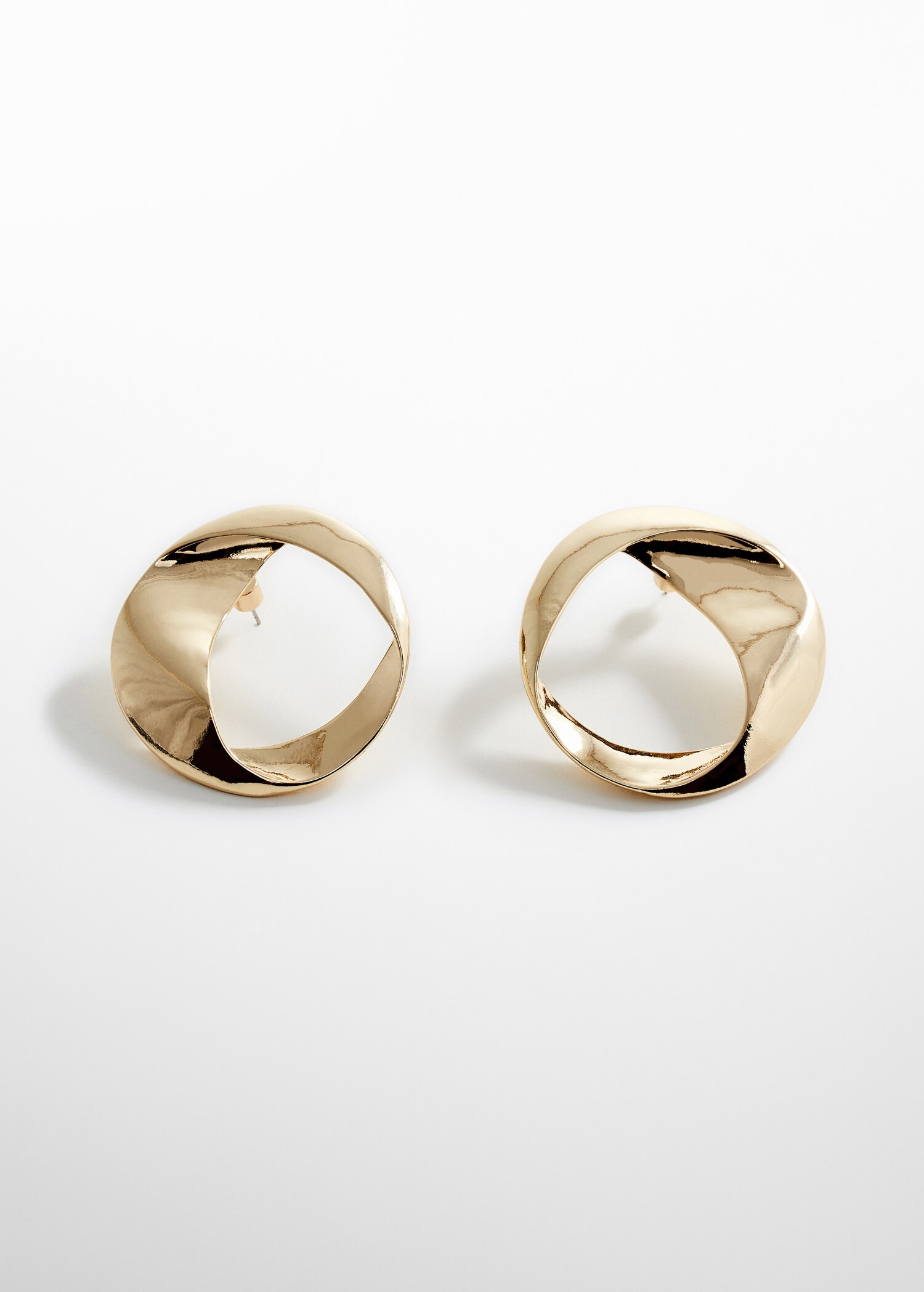 Twisted hoop earrings - Article without model