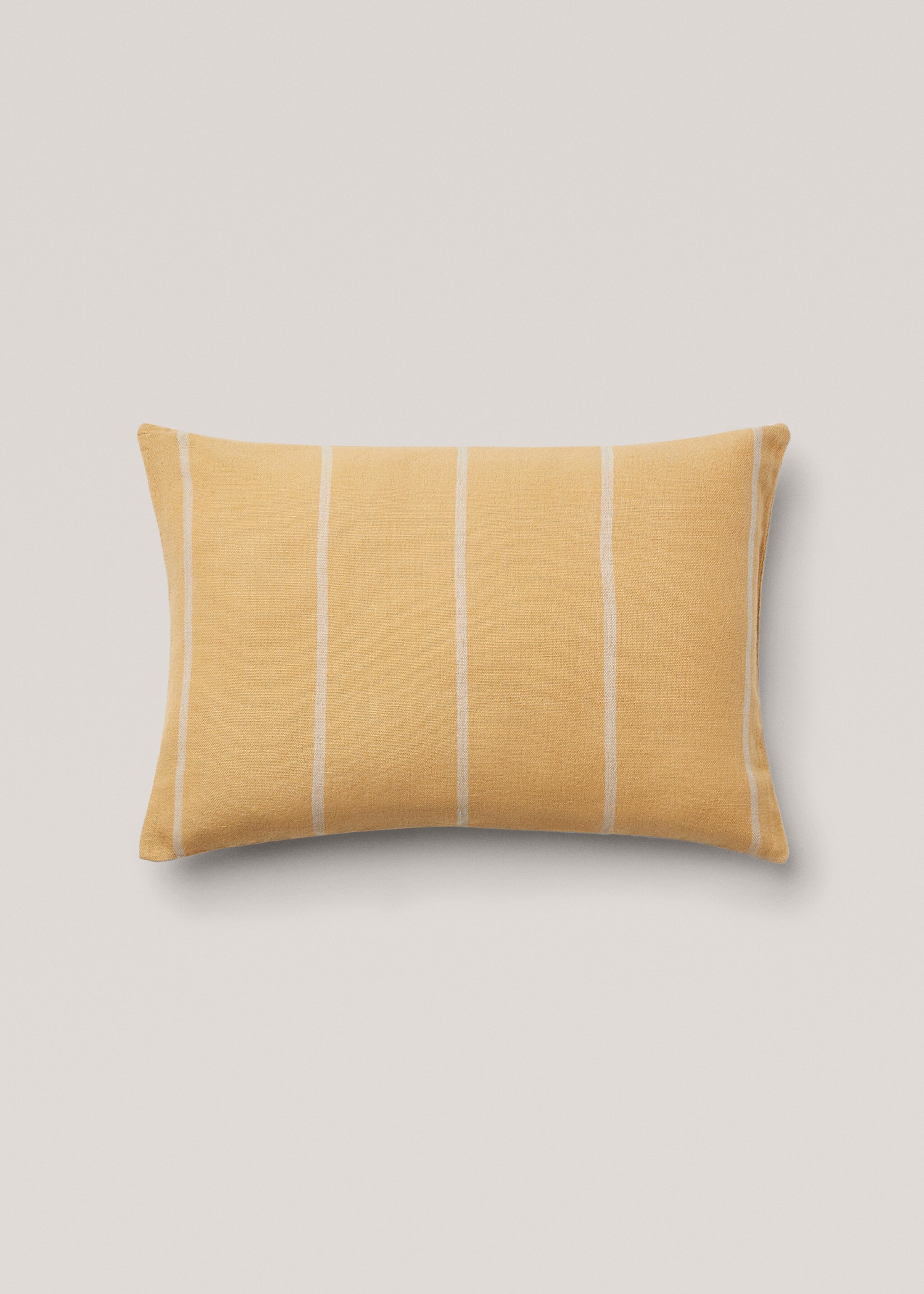 Housse de coussin coton et lin rayures 40x60 cm - Article sans modèle