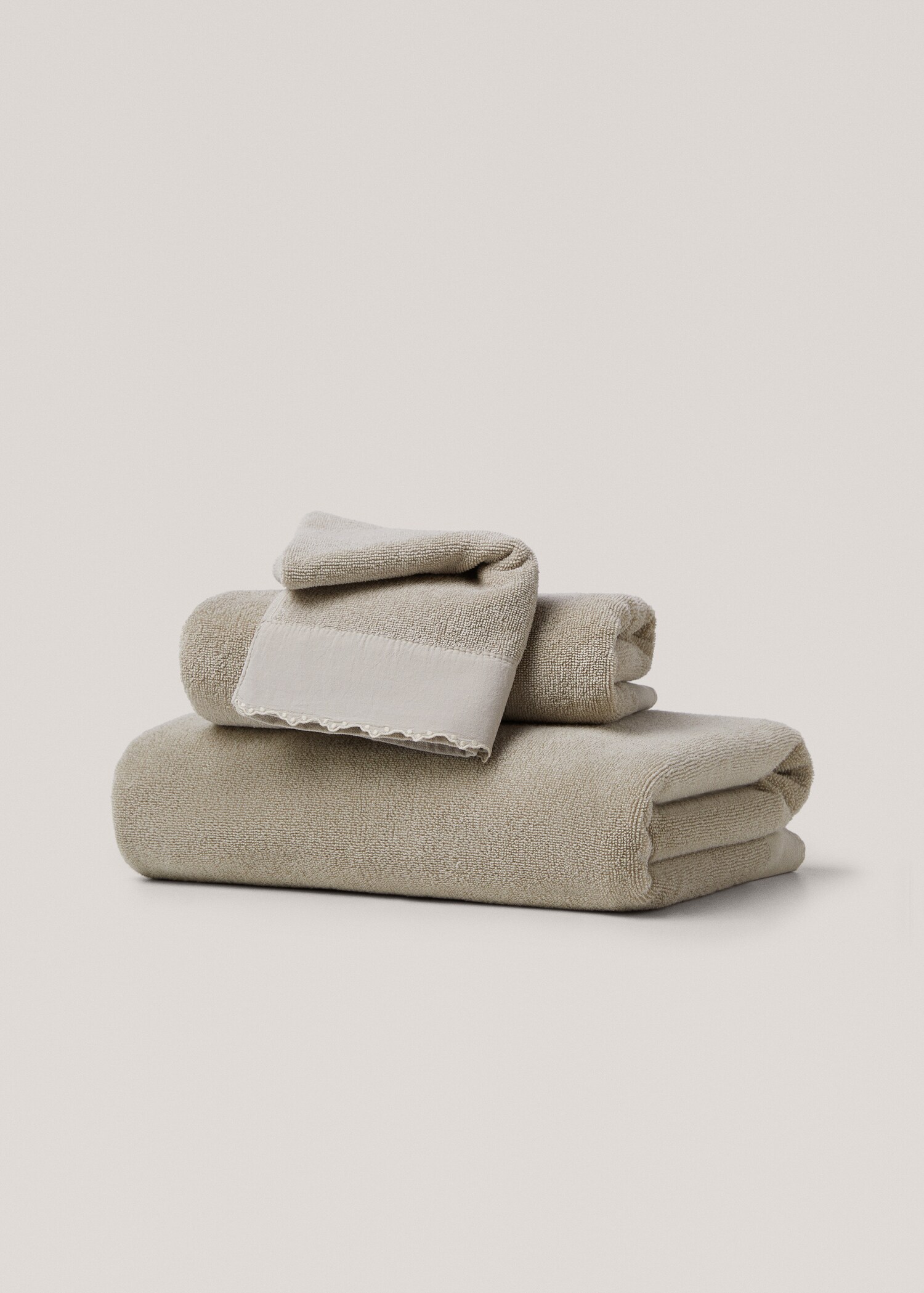 Cotton bath towel 50x90cm - Article without model