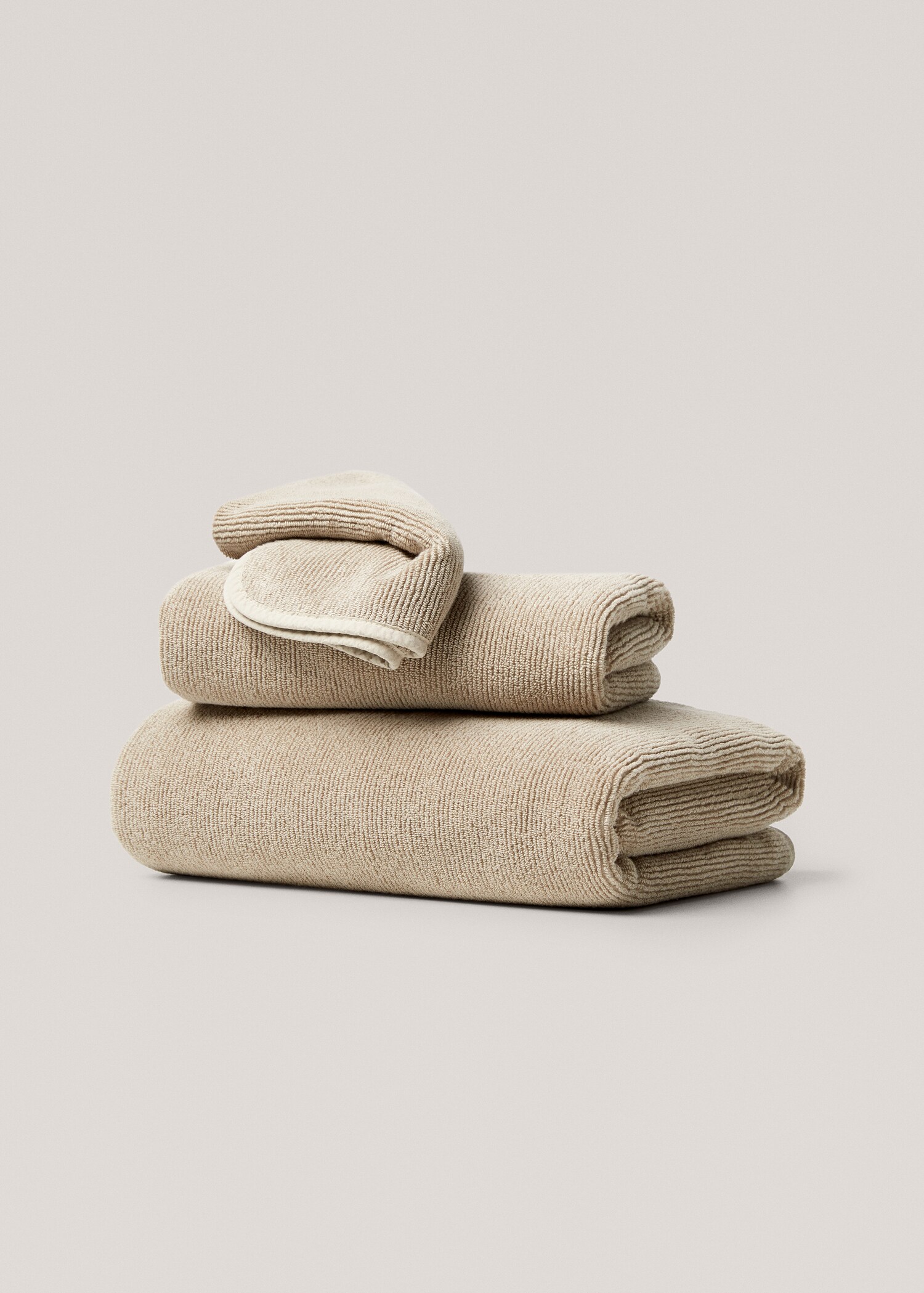 Asciugamano bidet texture righe 30x50 cm - Articolo senza modello