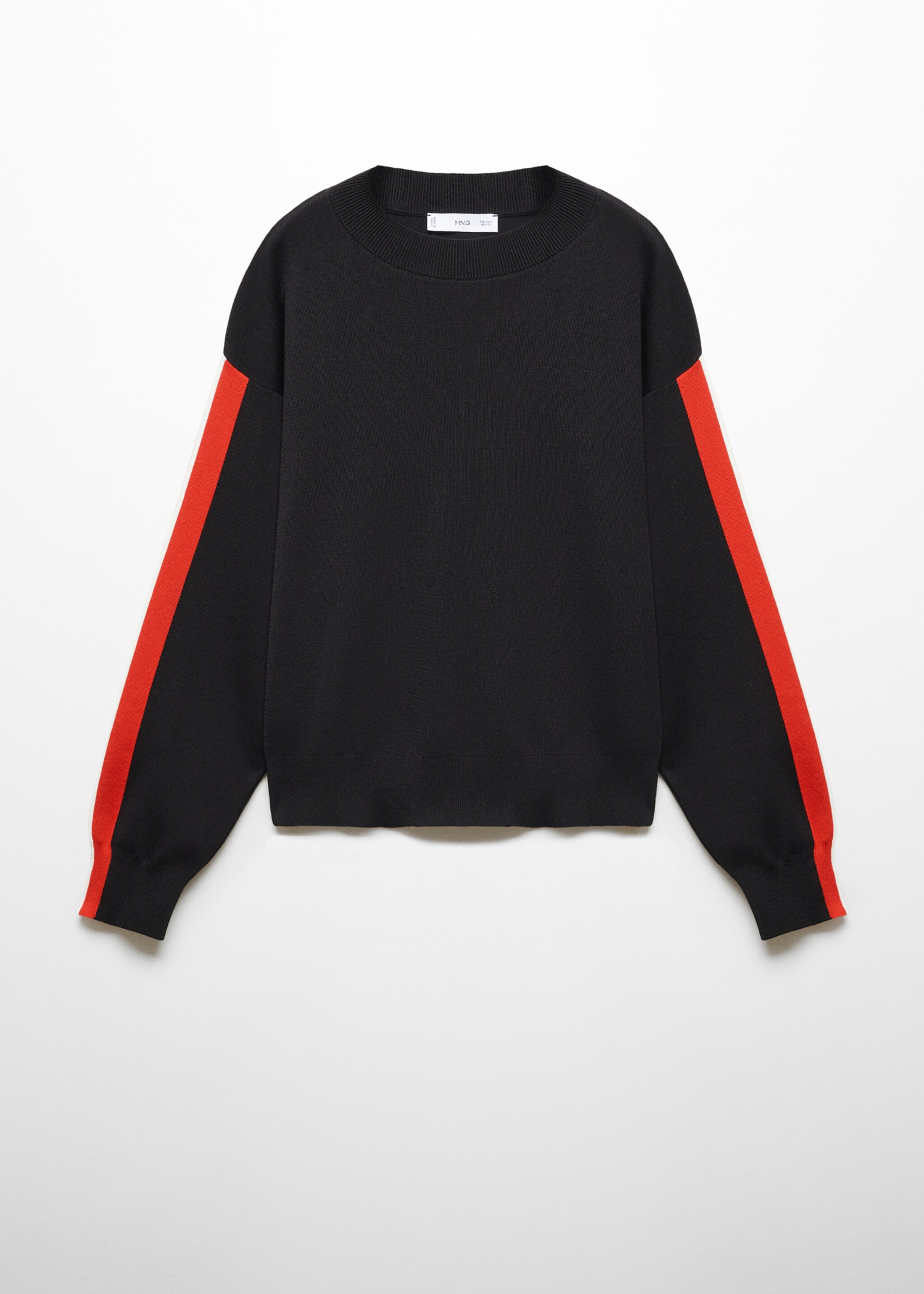 Round-neck knitted sweater - Article without model